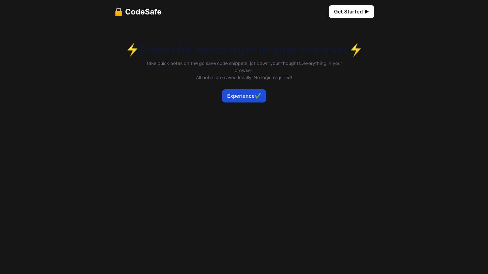 website screenshot of https://codesafe-5c9.pages.dev/