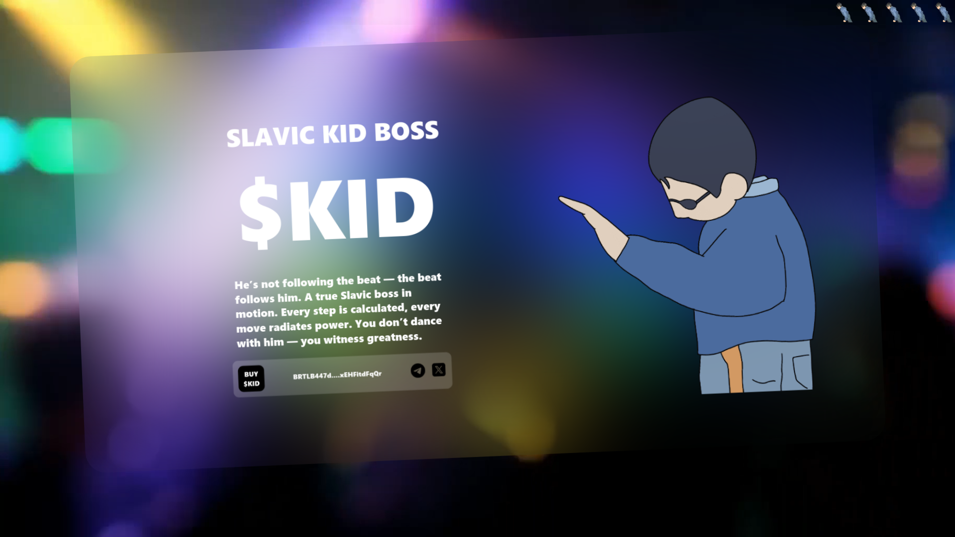 website screenshot of https://slavicboss.club/