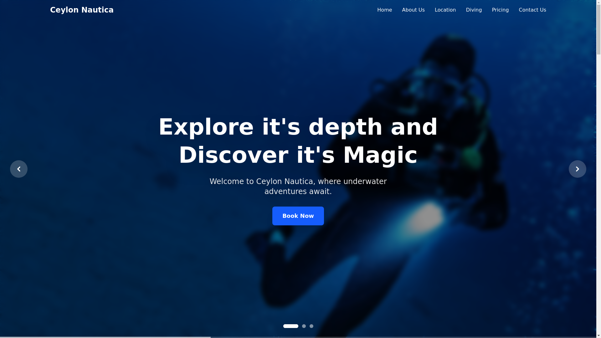website screenshot of https://ceylon-nautica.pages.dev/