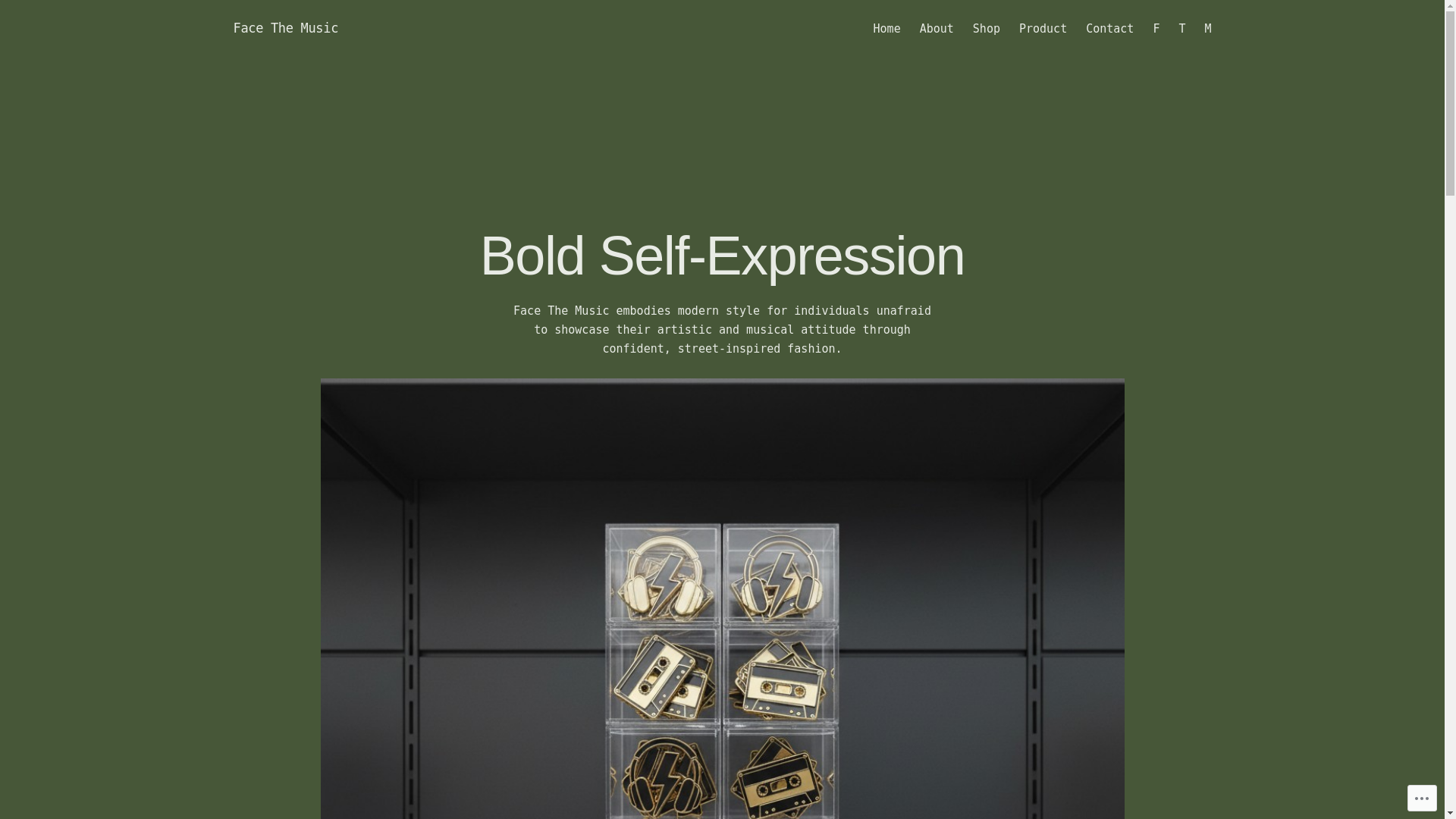 website screenshot of https://facethemusics.com/