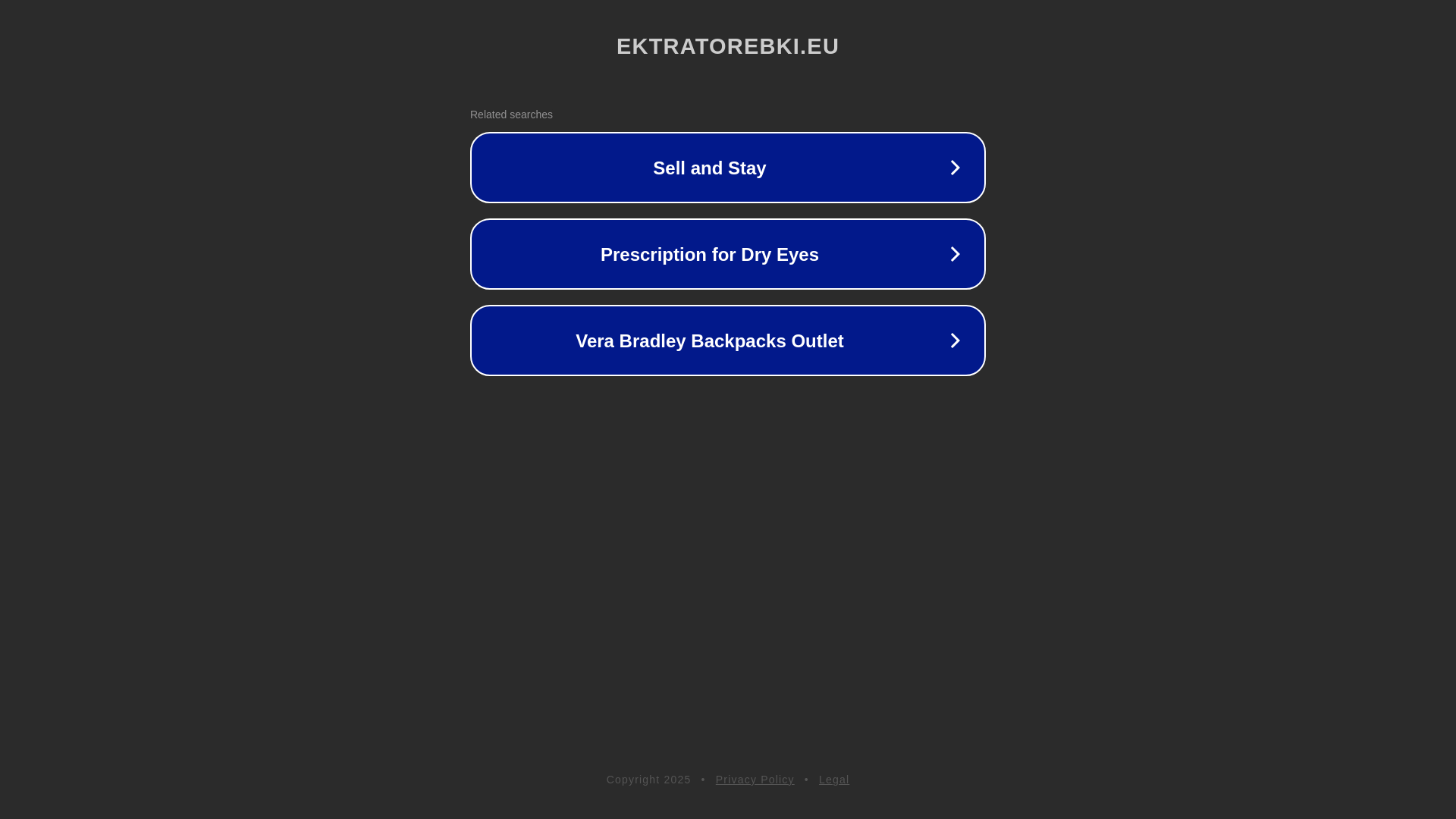 website screenshot of https://ektratorebki.eu/