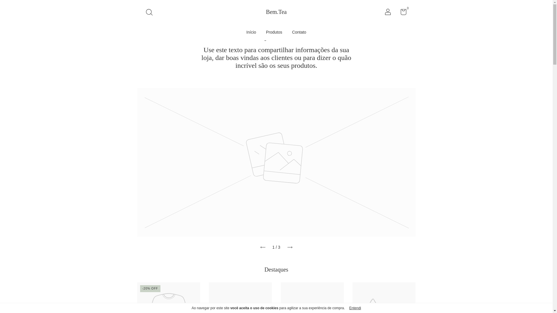 website screenshot of https://bemtea.com.br/