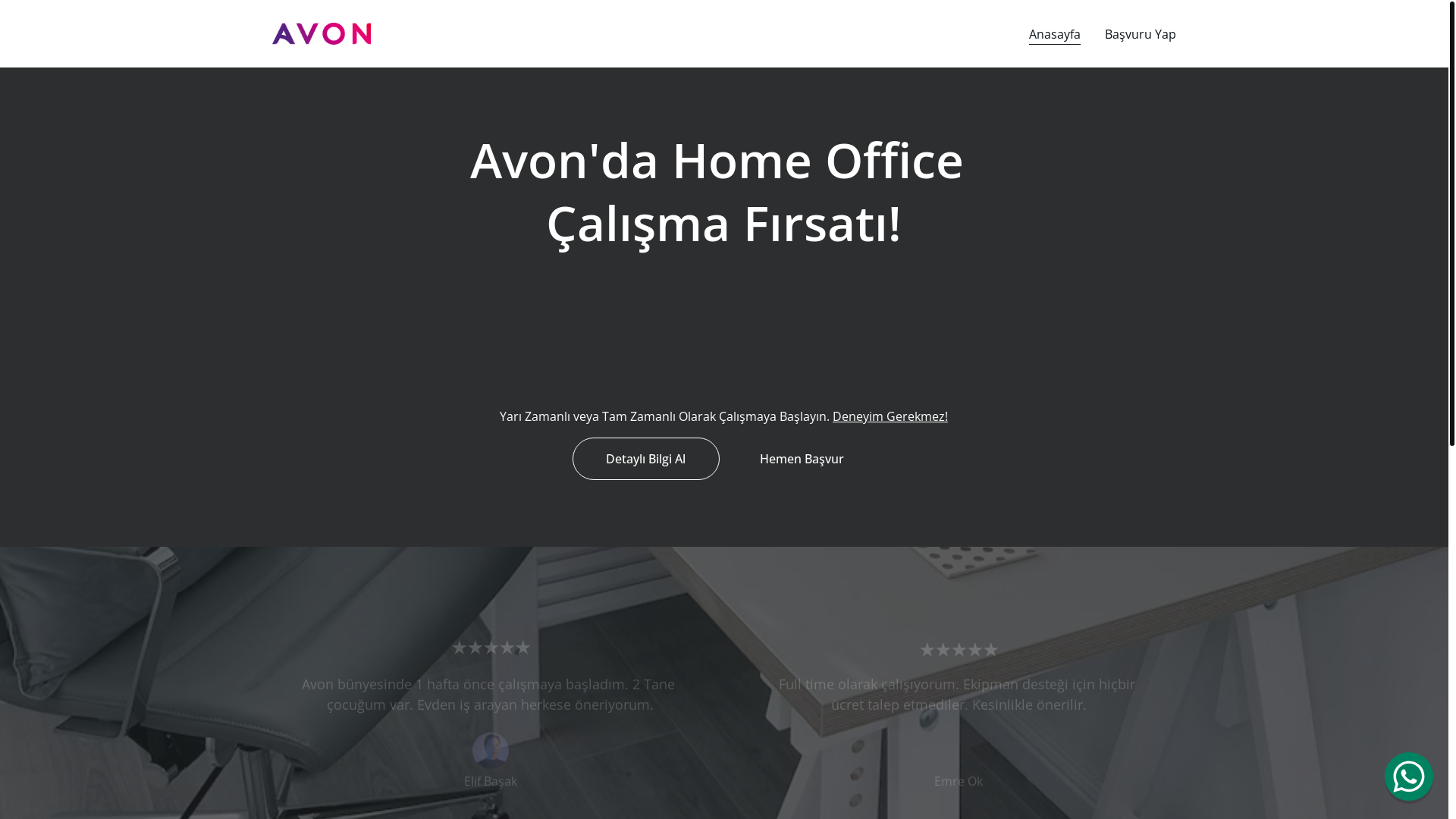 website screenshot of https://kariyeravon.online/