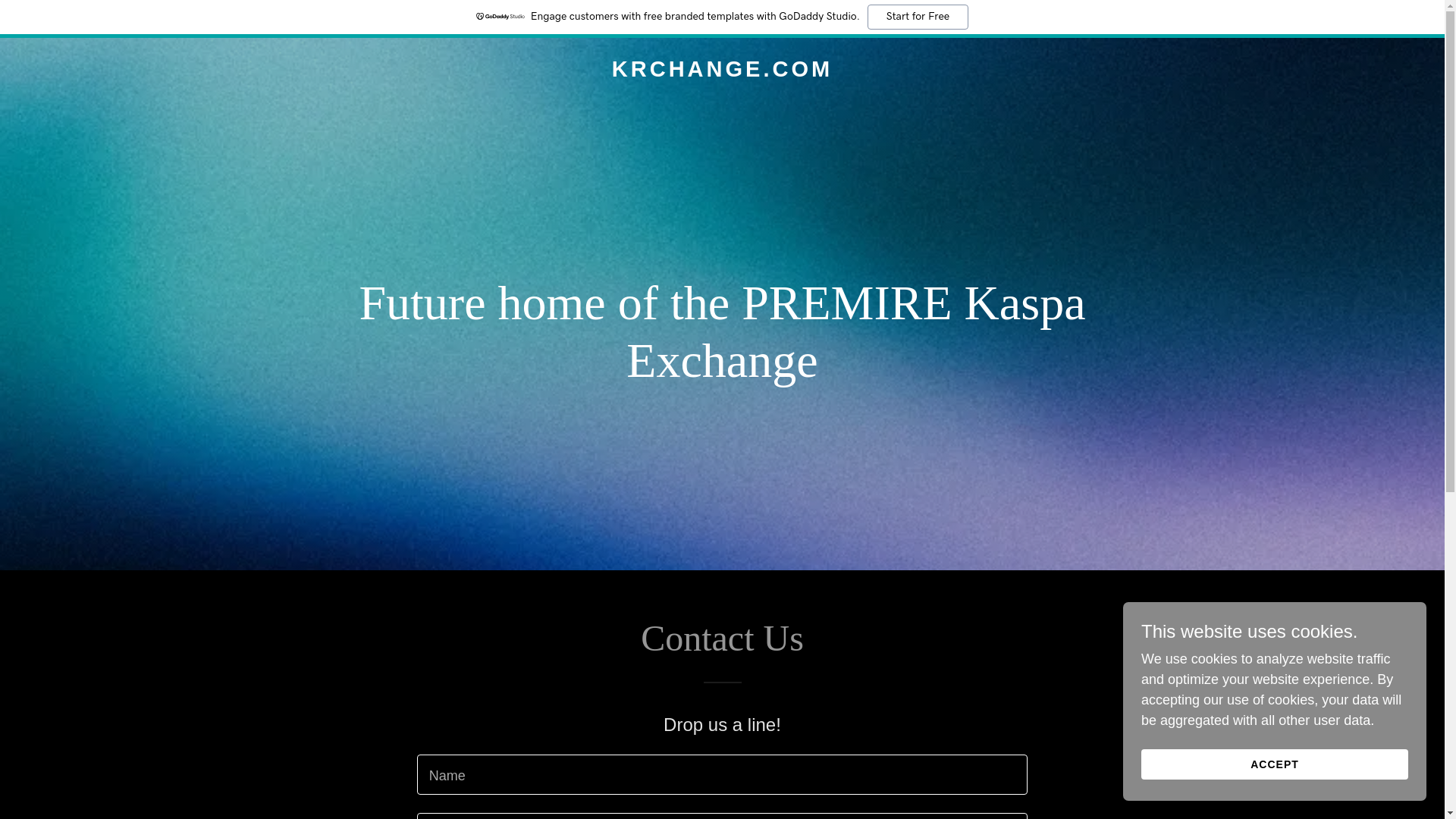 website screenshot of https://krchange.com/