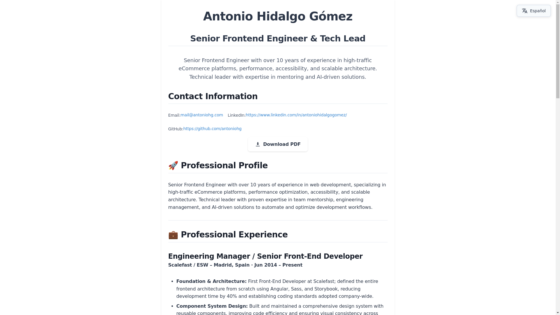 website screenshot of https://my-cv-29i.pages.dev/
