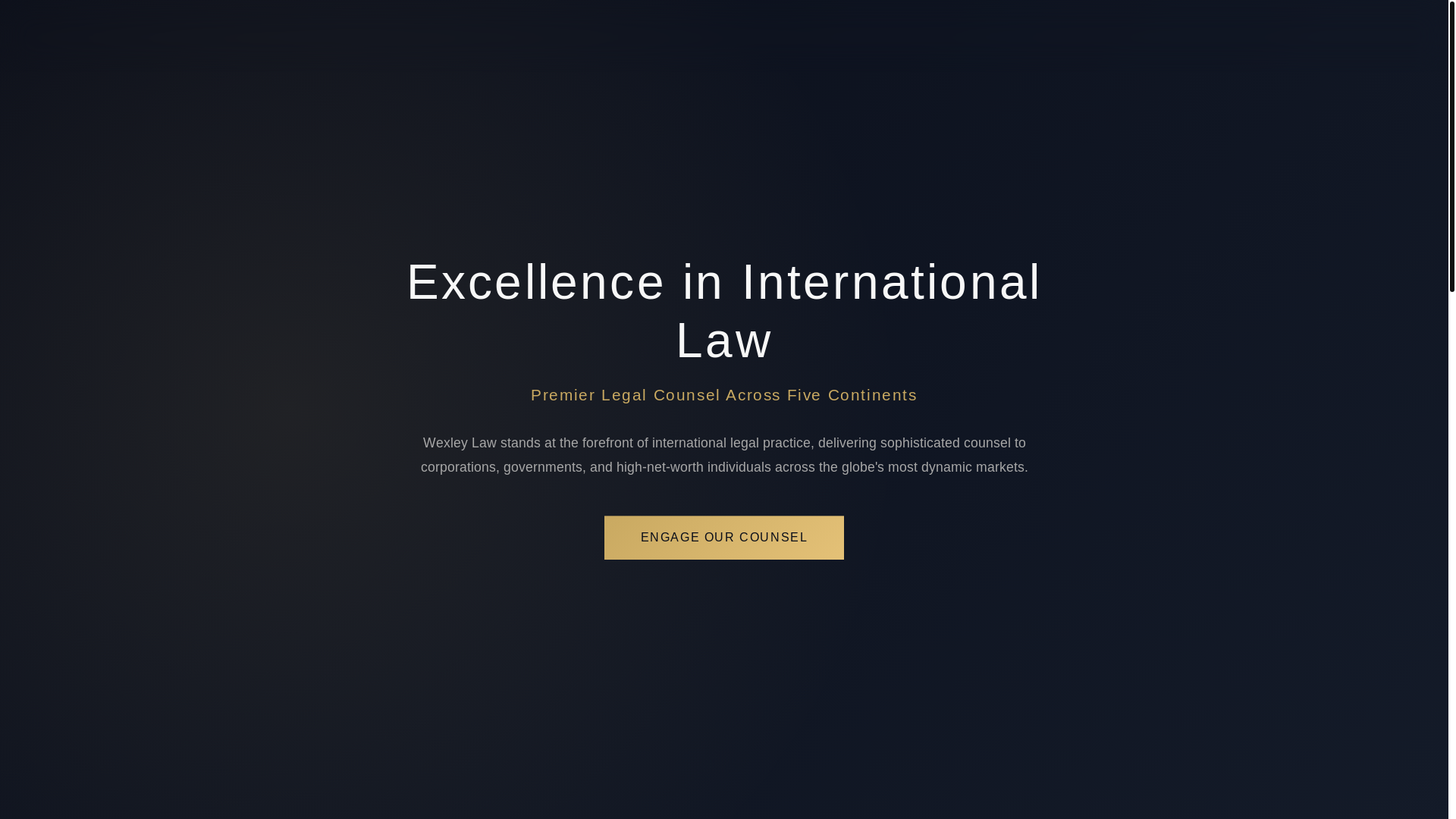 website screenshot of https://wexleylaw.pages.dev/