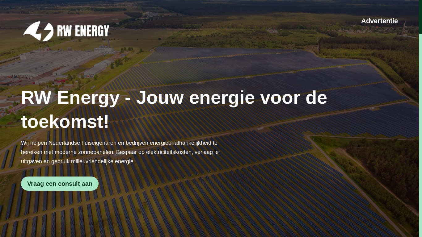 website screenshot of https://solarenergybe.com/