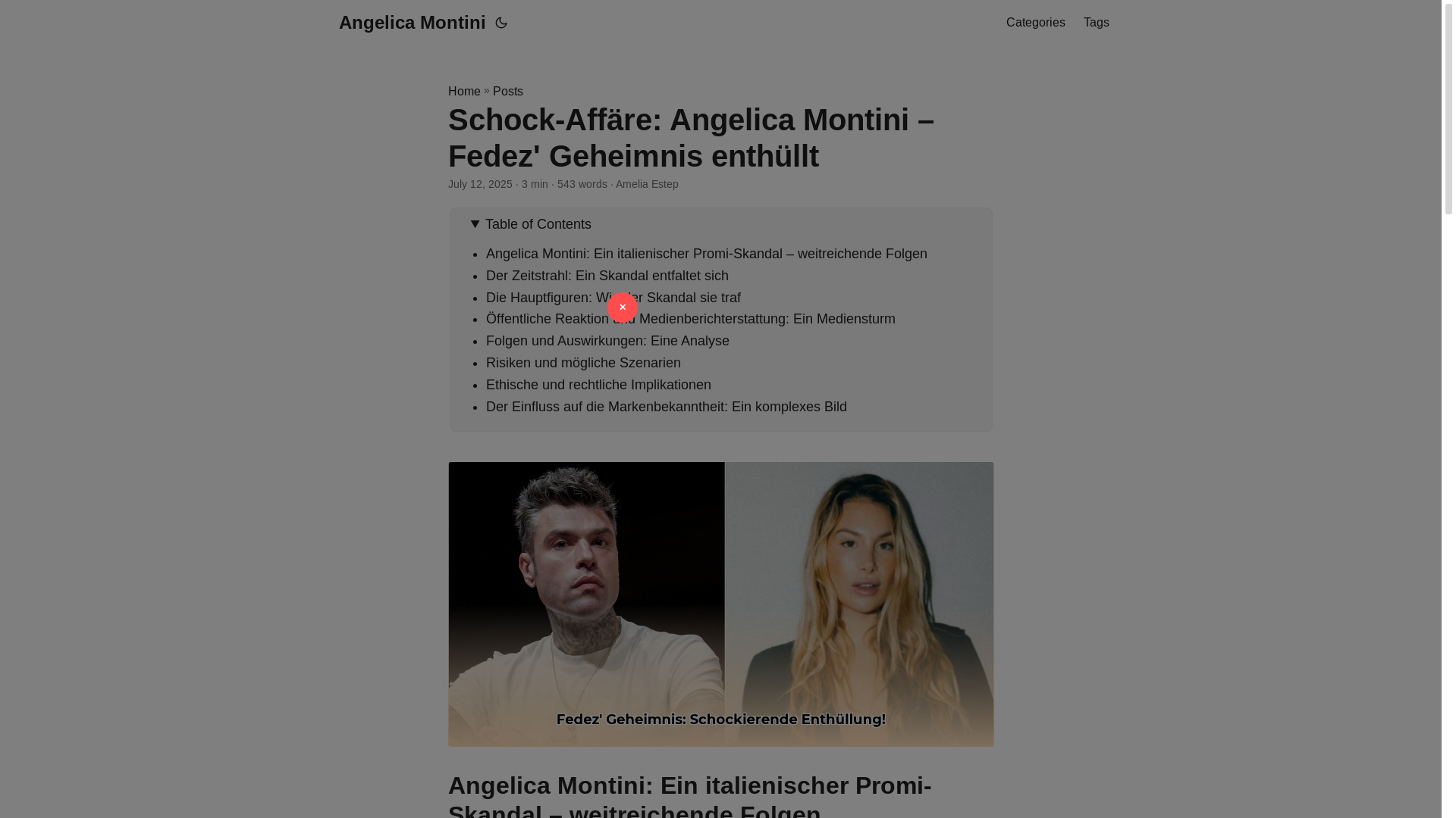 website screenshot of https://angelica-montini.pages.dev/
