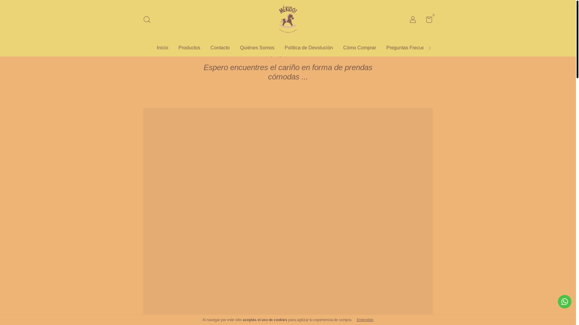 website screenshot of https://mekido.com.ar/