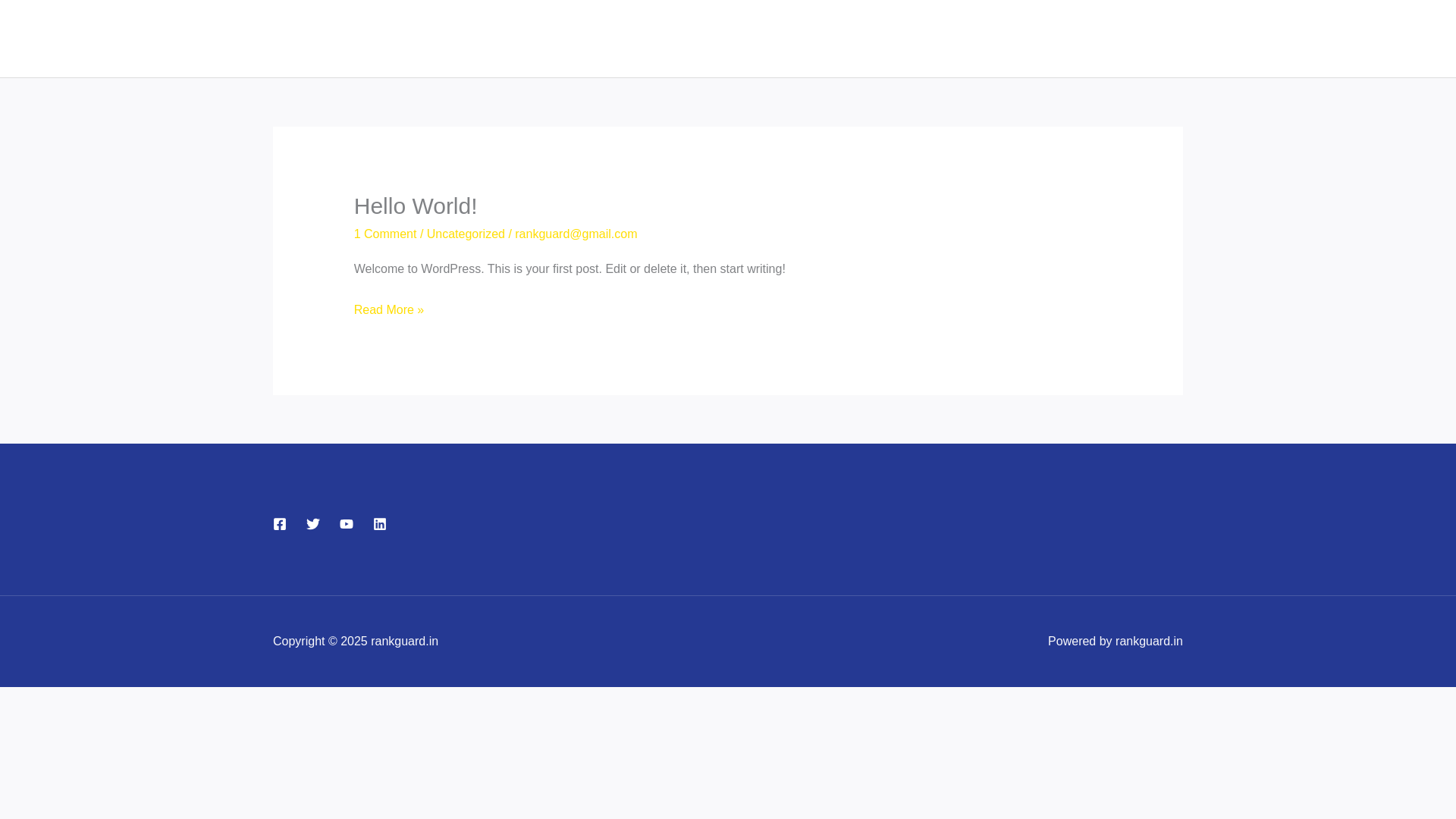 website screenshot of https://rankguard.in/
