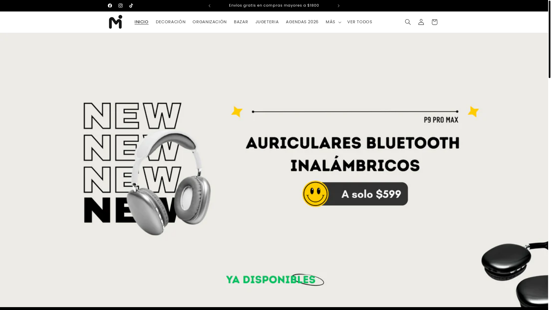 website screenshot of https://megapunto.uy/