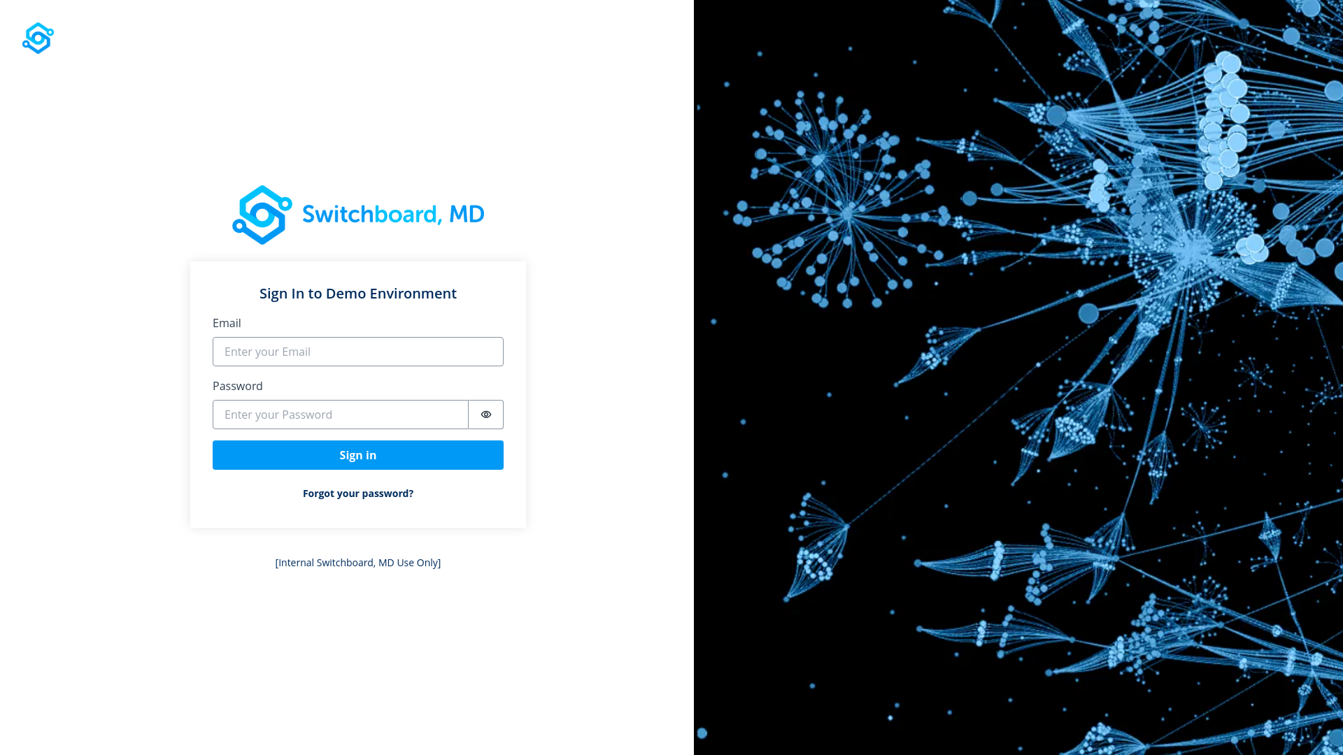 website screenshot of https://switchboard-md-demo.com/