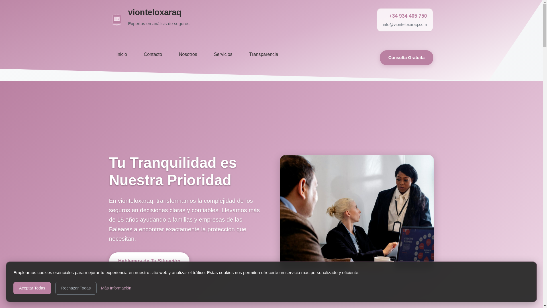 website screenshot of https://vionteloxaraq.com/