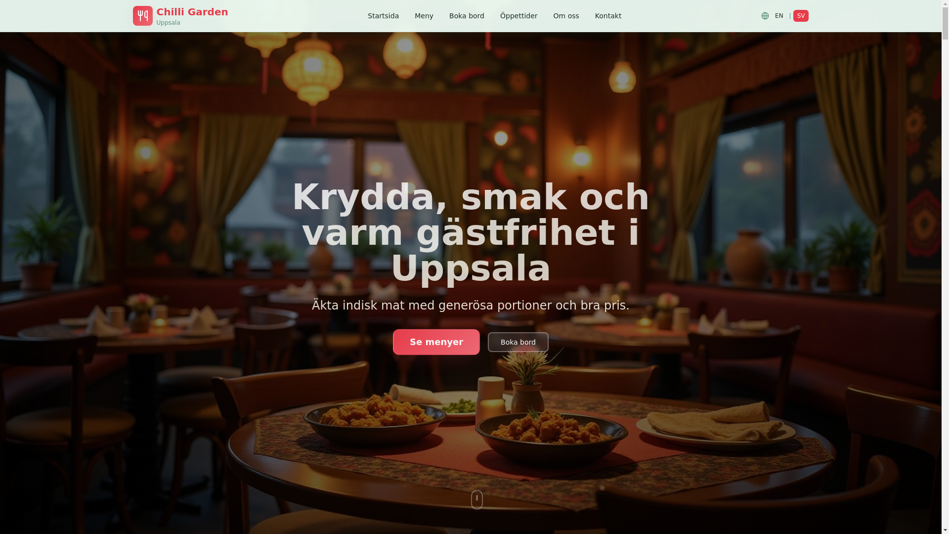 website screenshot of https://chilligarden-uppsala-bilingual.pages.dev/