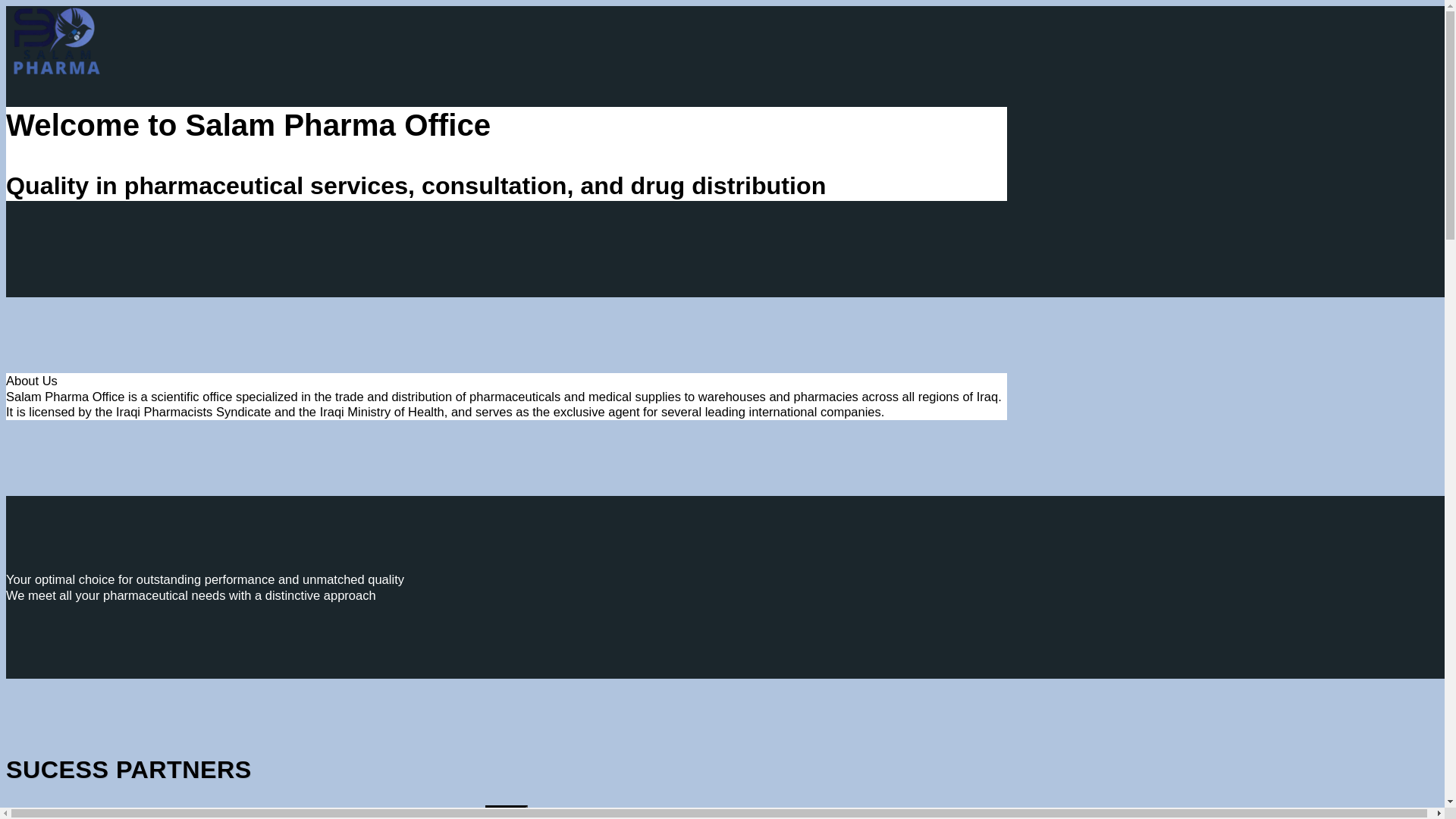 website screenshot of https://salampharma-office.com/