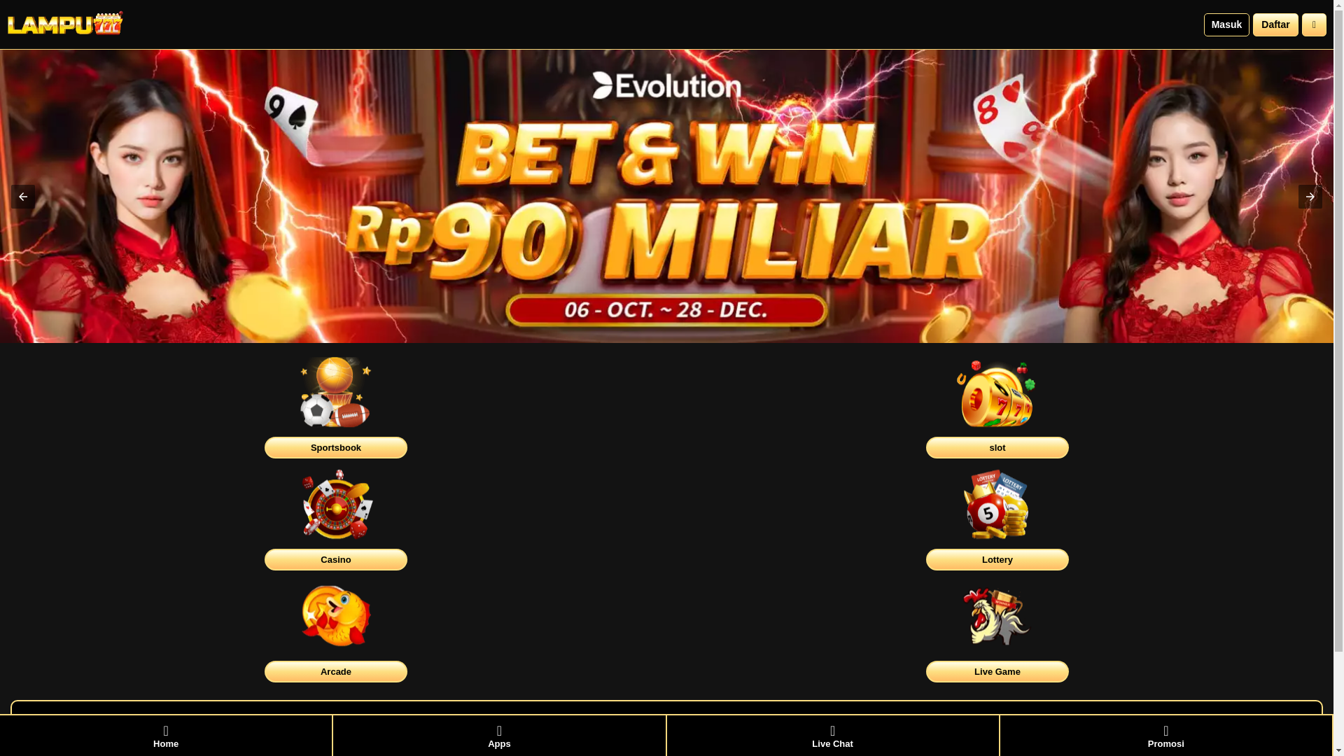 website screenshot of https://lampuindonesiahp.com/