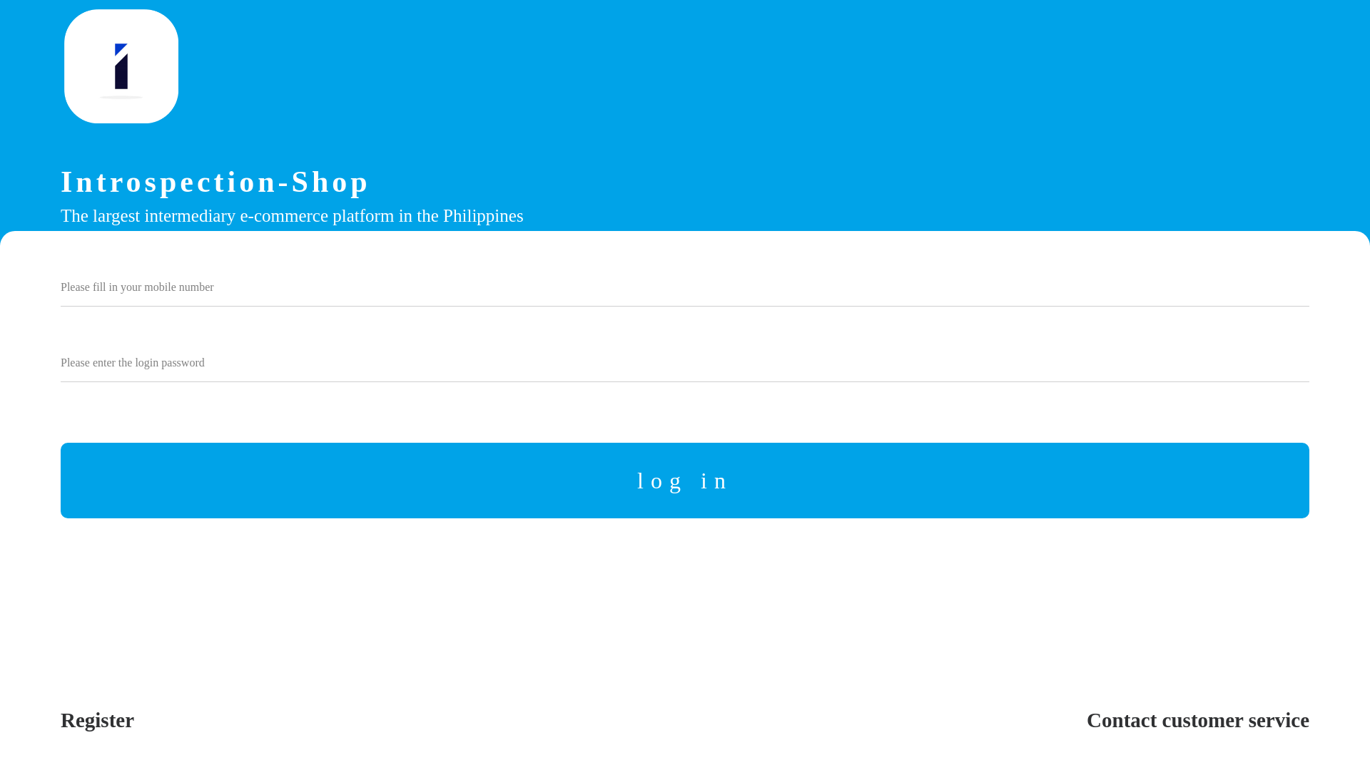 website screenshot of https://introspection-shop.com/