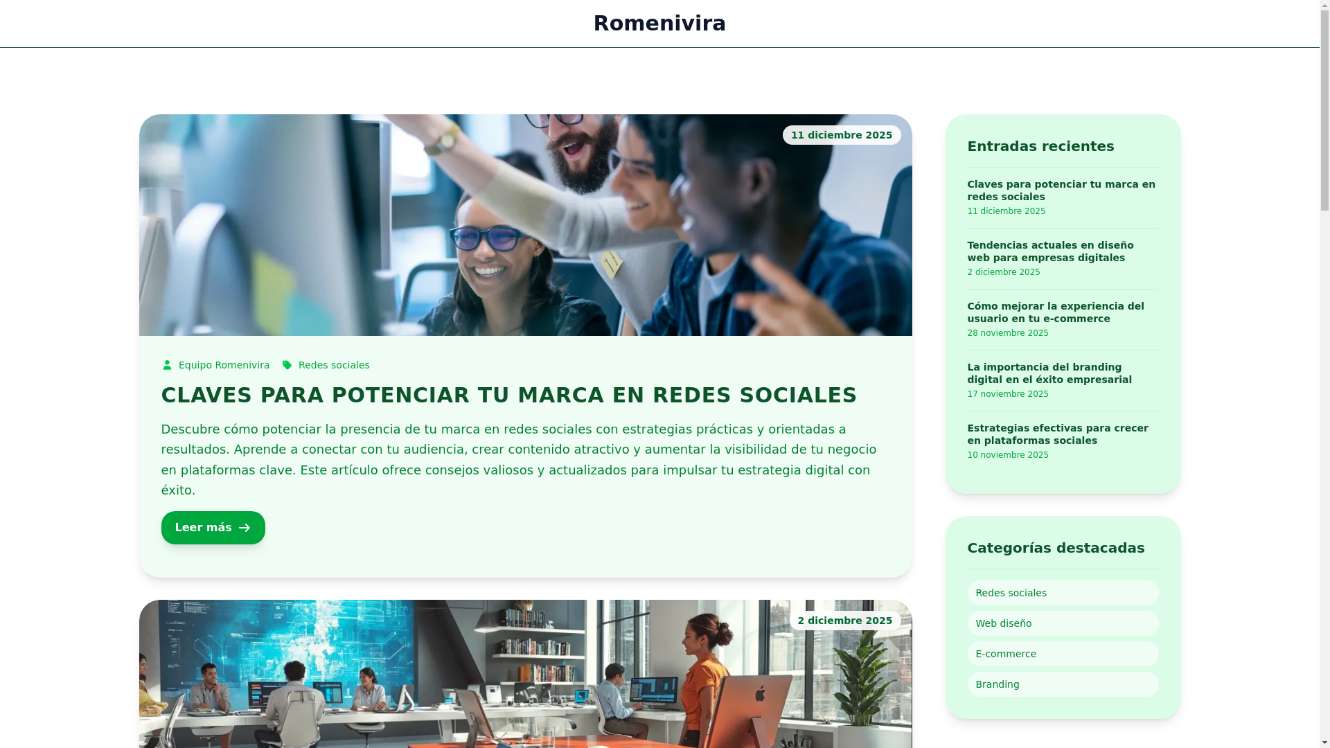 website screenshot of https://romenivira.sbs/