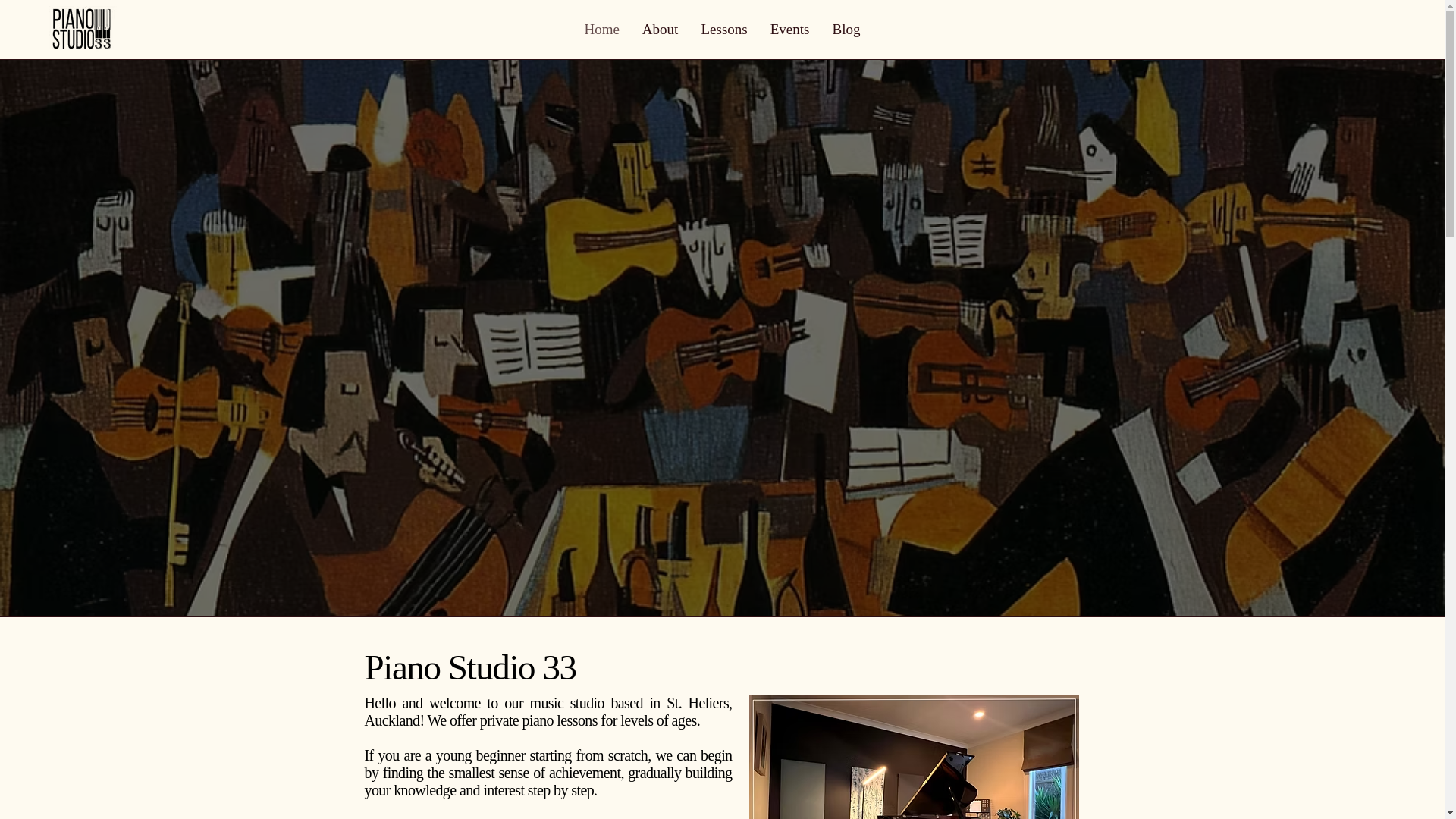 website screenshot of https://pianostudio33.com/