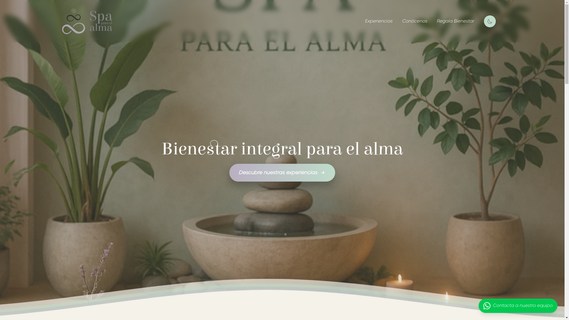 website screenshot of https://spaparaelalma.shop/