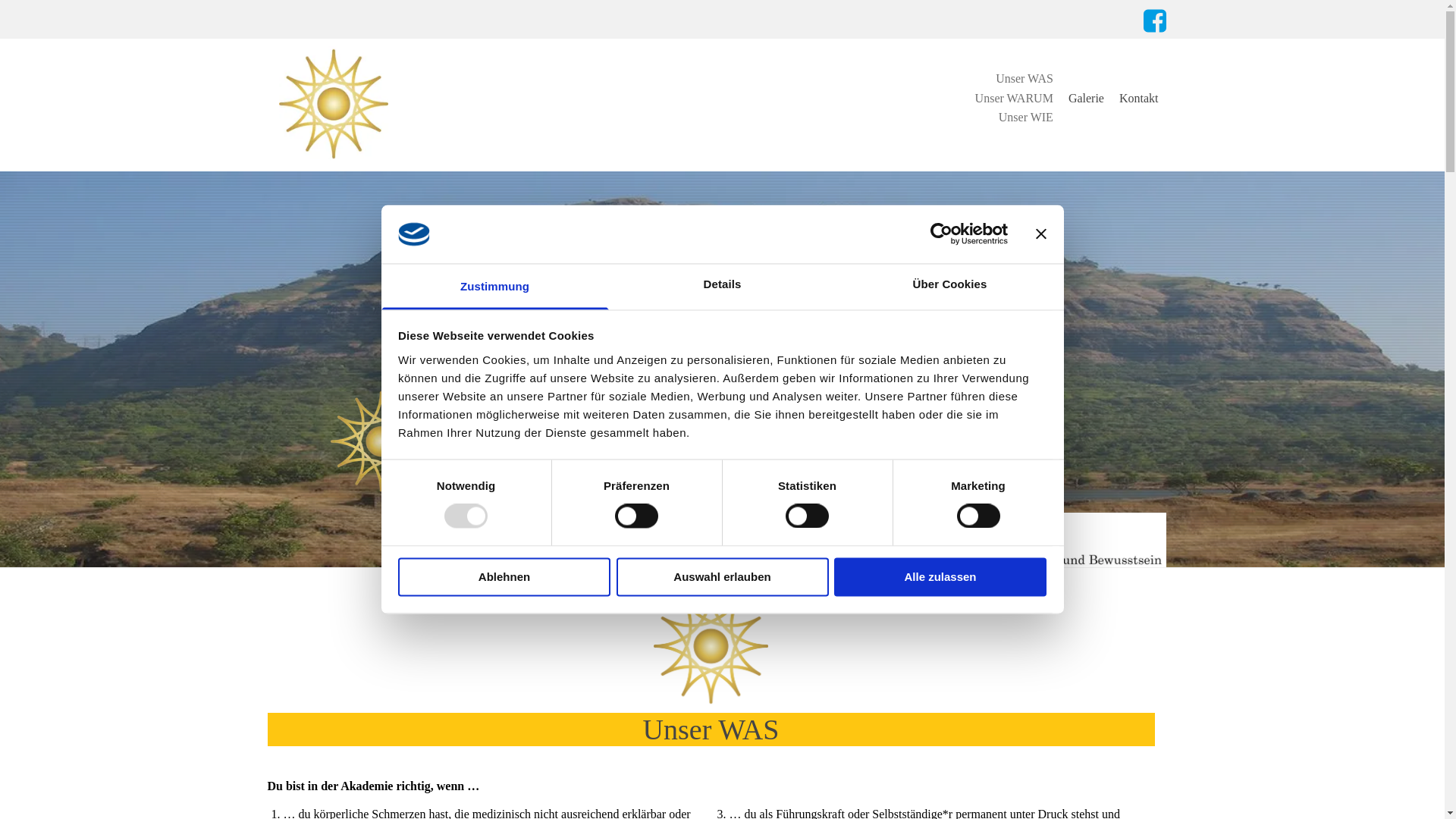website screenshot of https://xn--akademiefrkrperundbewusstsein-q5c7p.de/