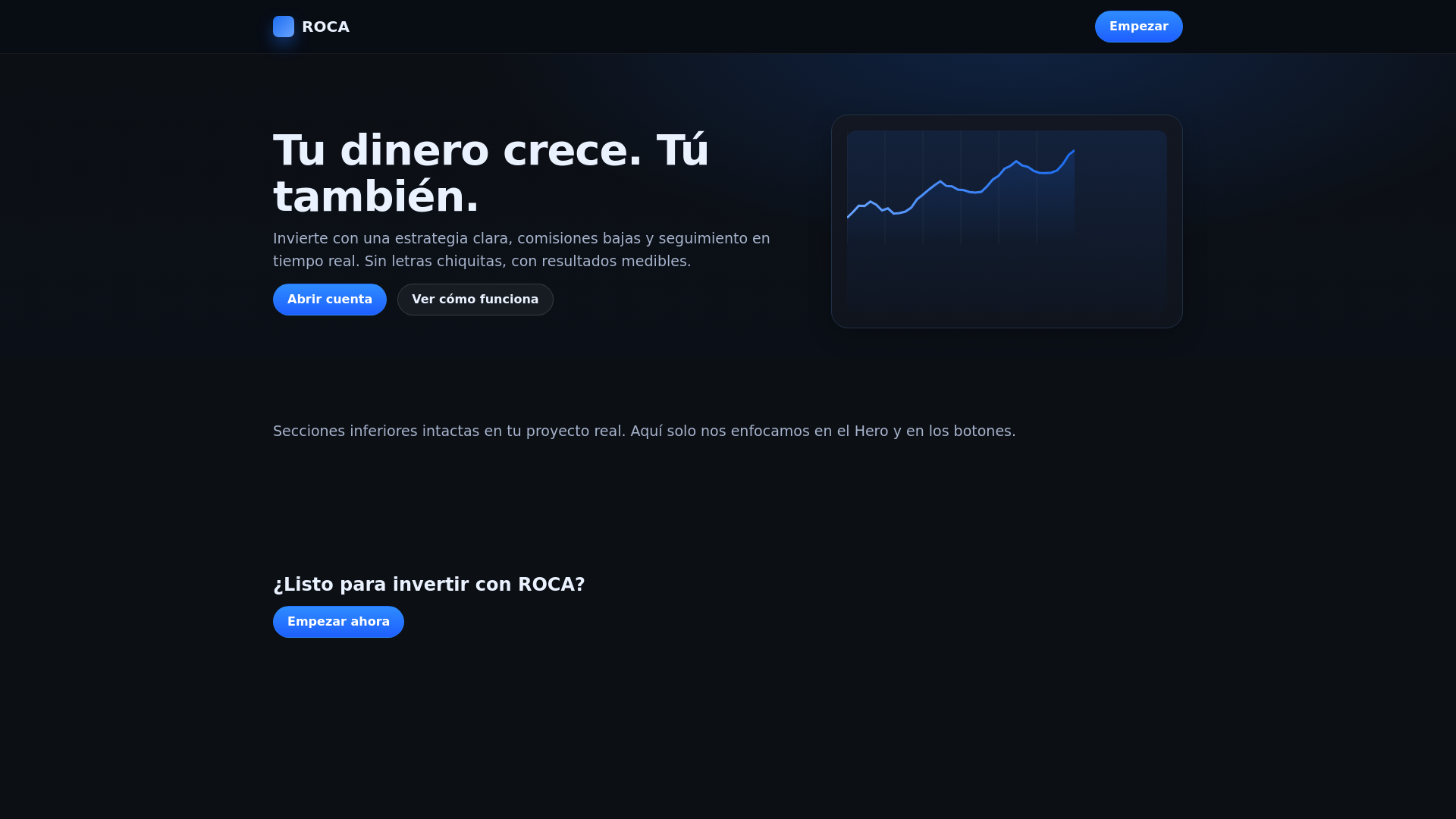 website screenshot of https://rocacapital.online/