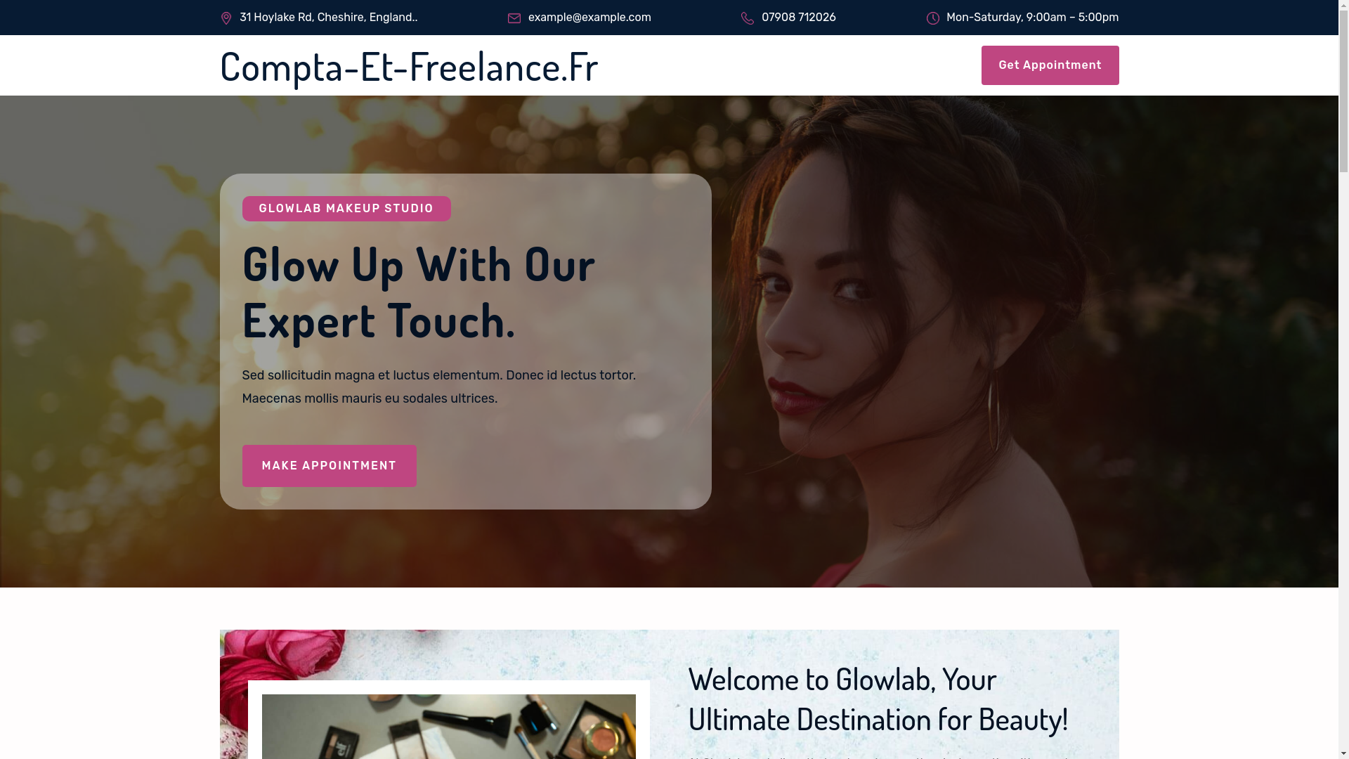 website screenshot of https://compta-et-freelance.fr/