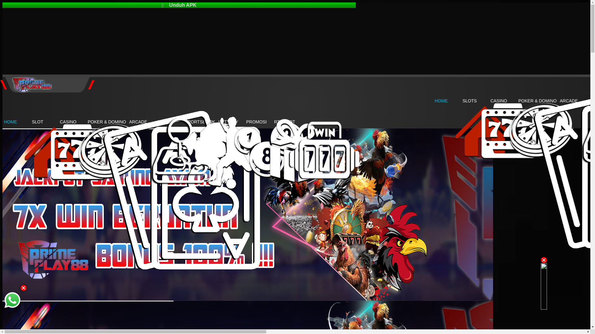 website screenshot of https://primeplay88.ink/