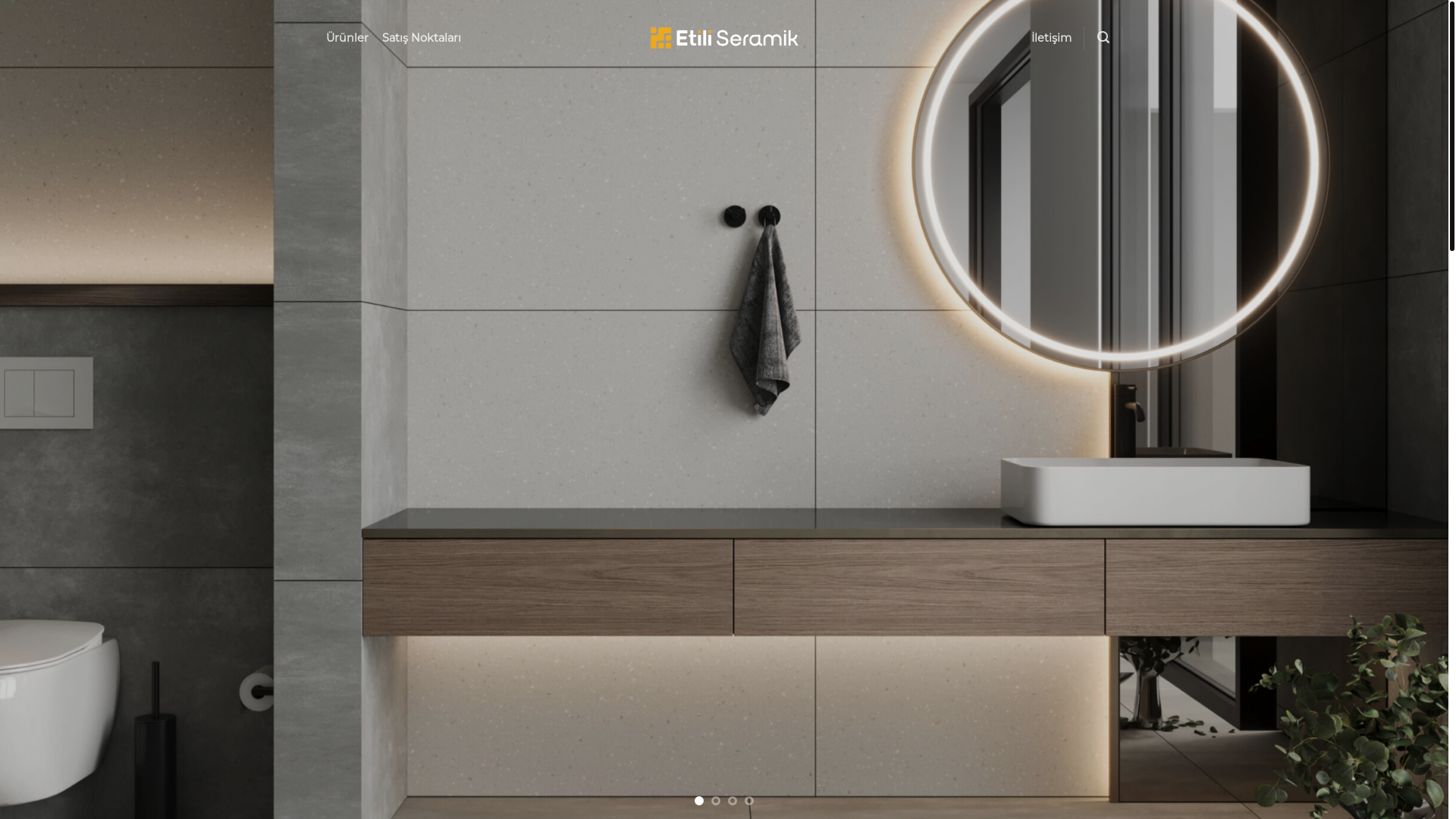 website screenshot of https://etiliseramik.com