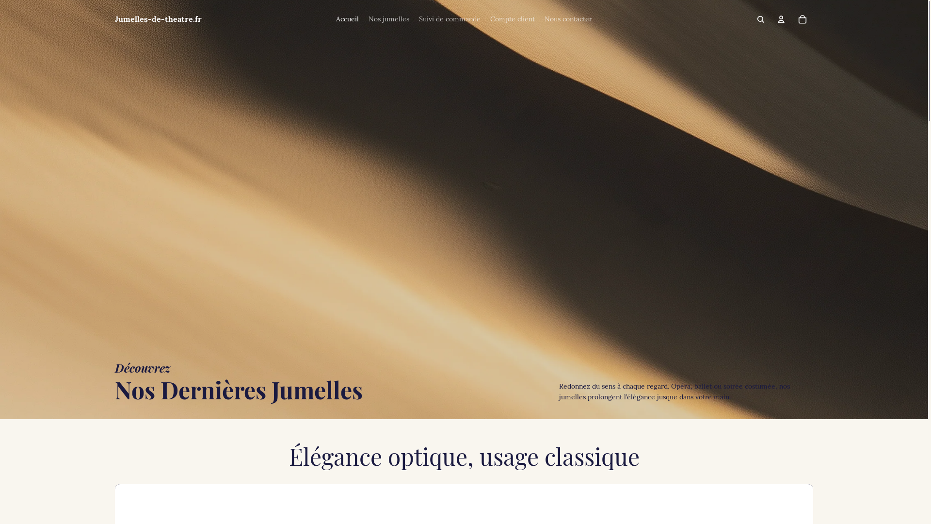 website screenshot of https://opera-jumelles.fr/