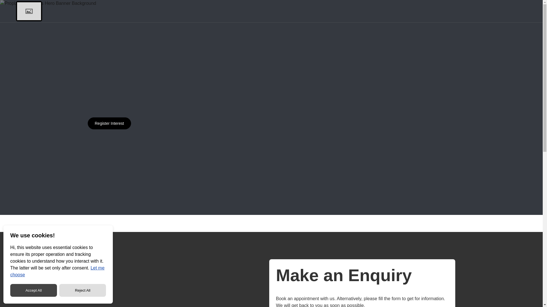 website screenshot of https://proplauncher.sg/