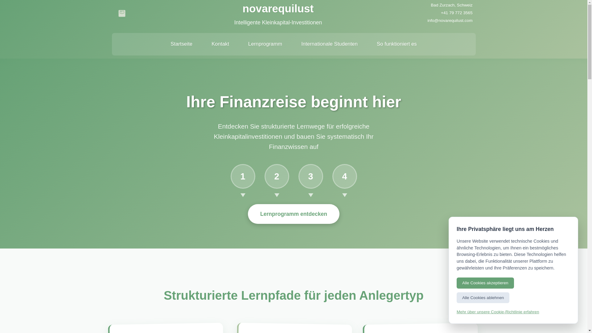 website screenshot of https://novarequilust.com/
