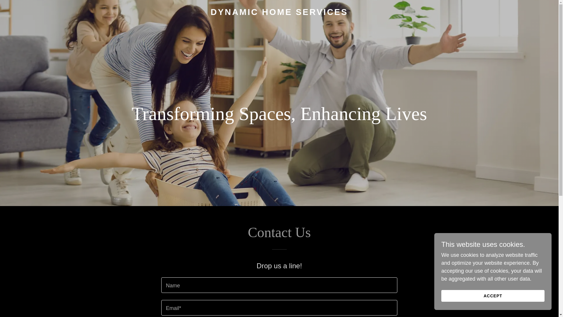website screenshot of https://dynamic-homeservices.com/