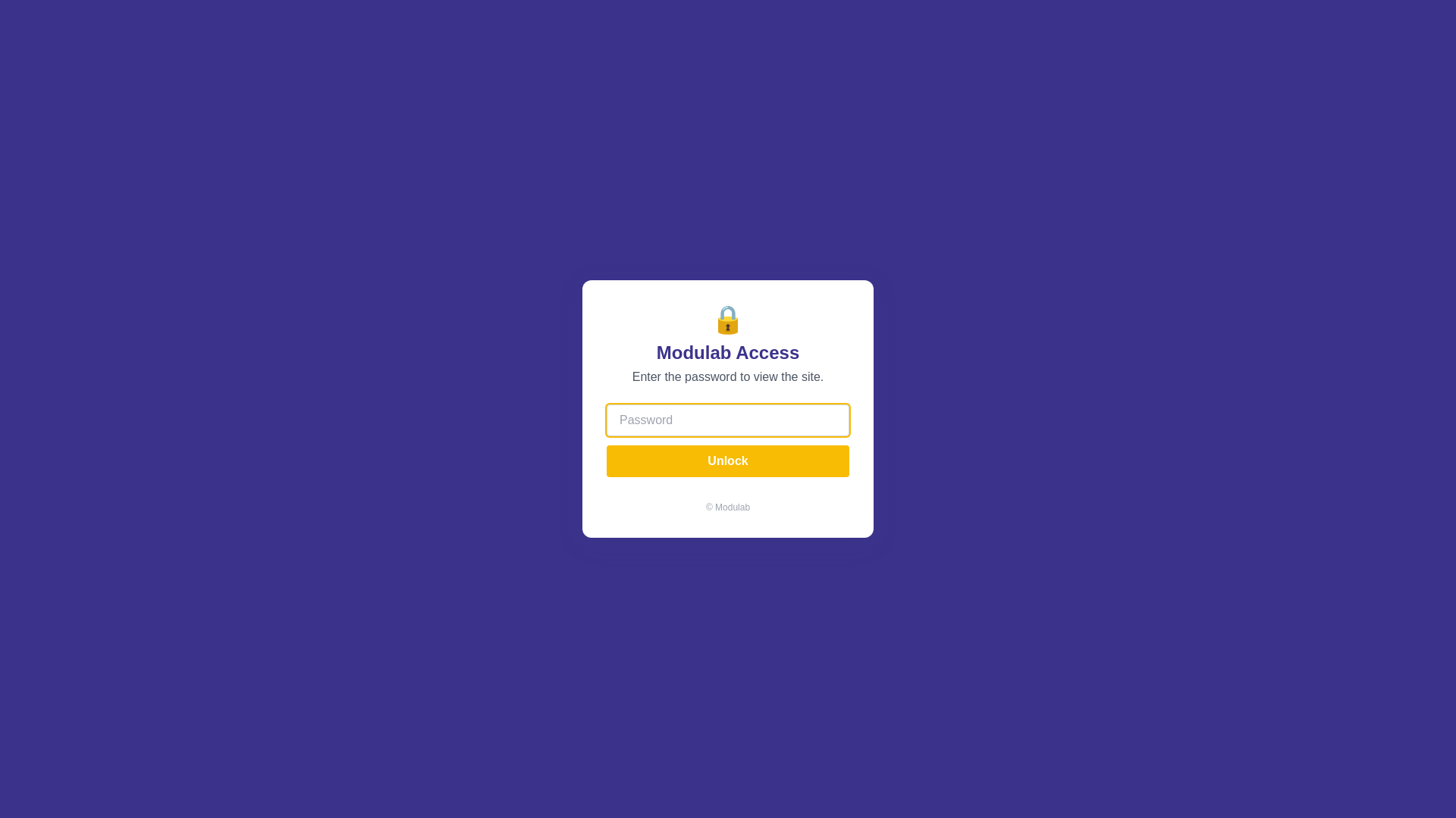 website screenshot of https://modulab-landing.pages.dev/