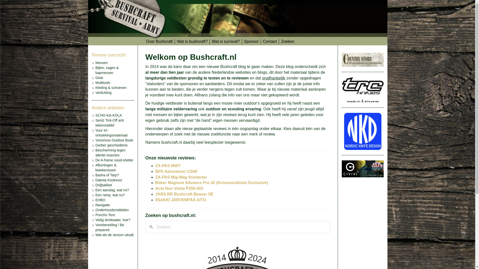 website screenshot of https://bushcraft-kopie-static.pages.dev/