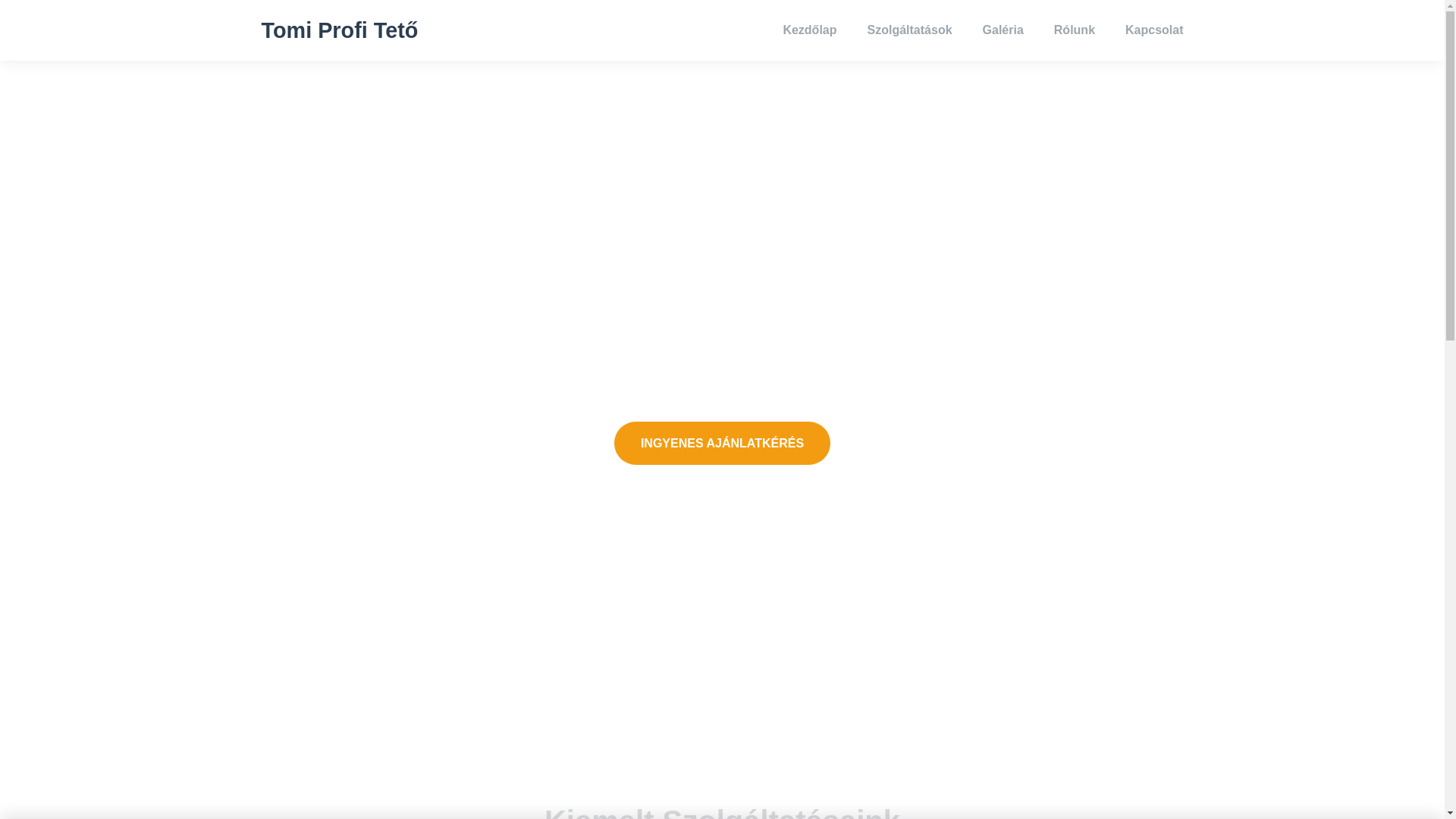 website screenshot of https://gabor-tomiprofiteto.hu/