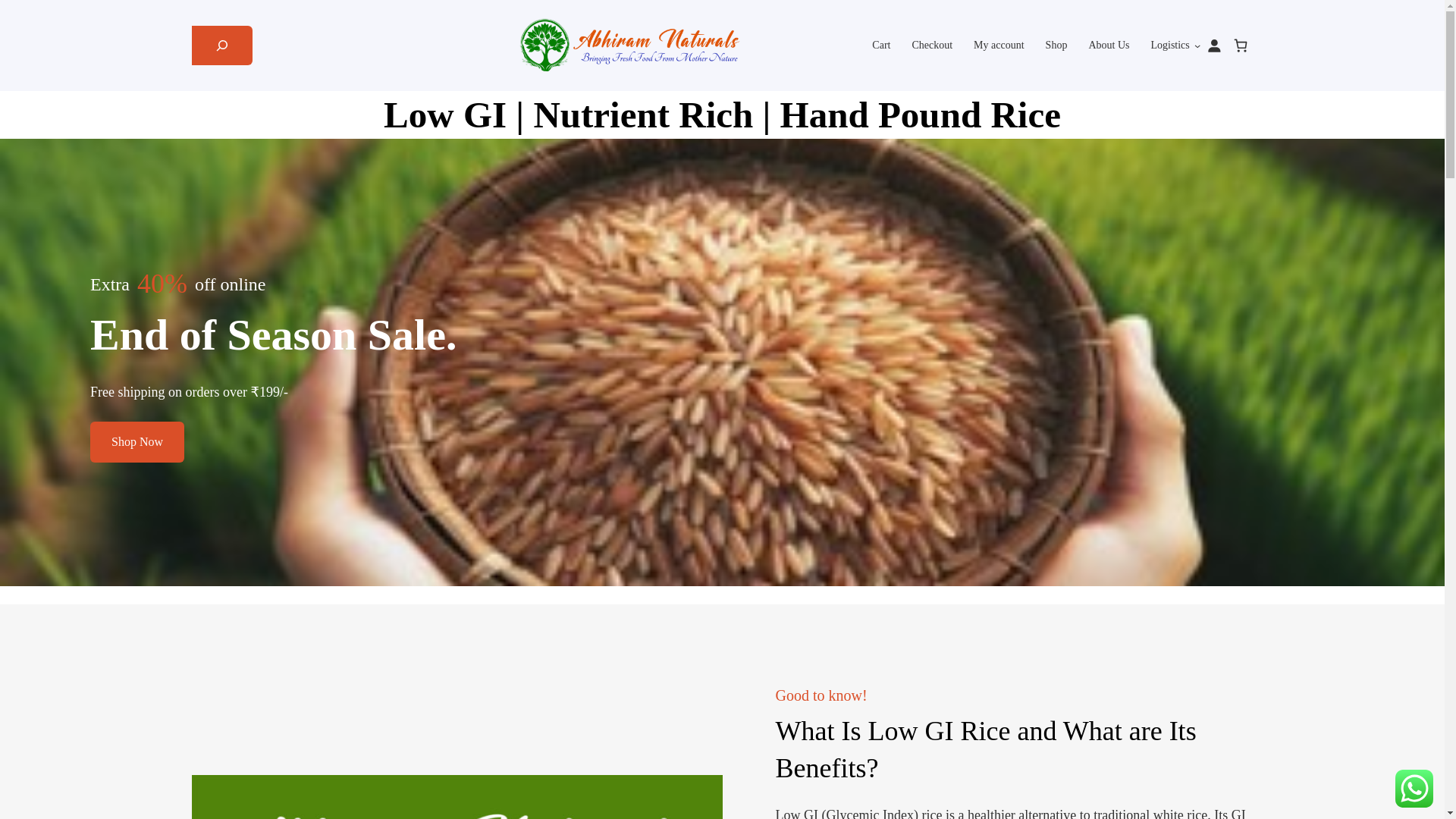 website screenshot of https://abhiramnaturals.in/