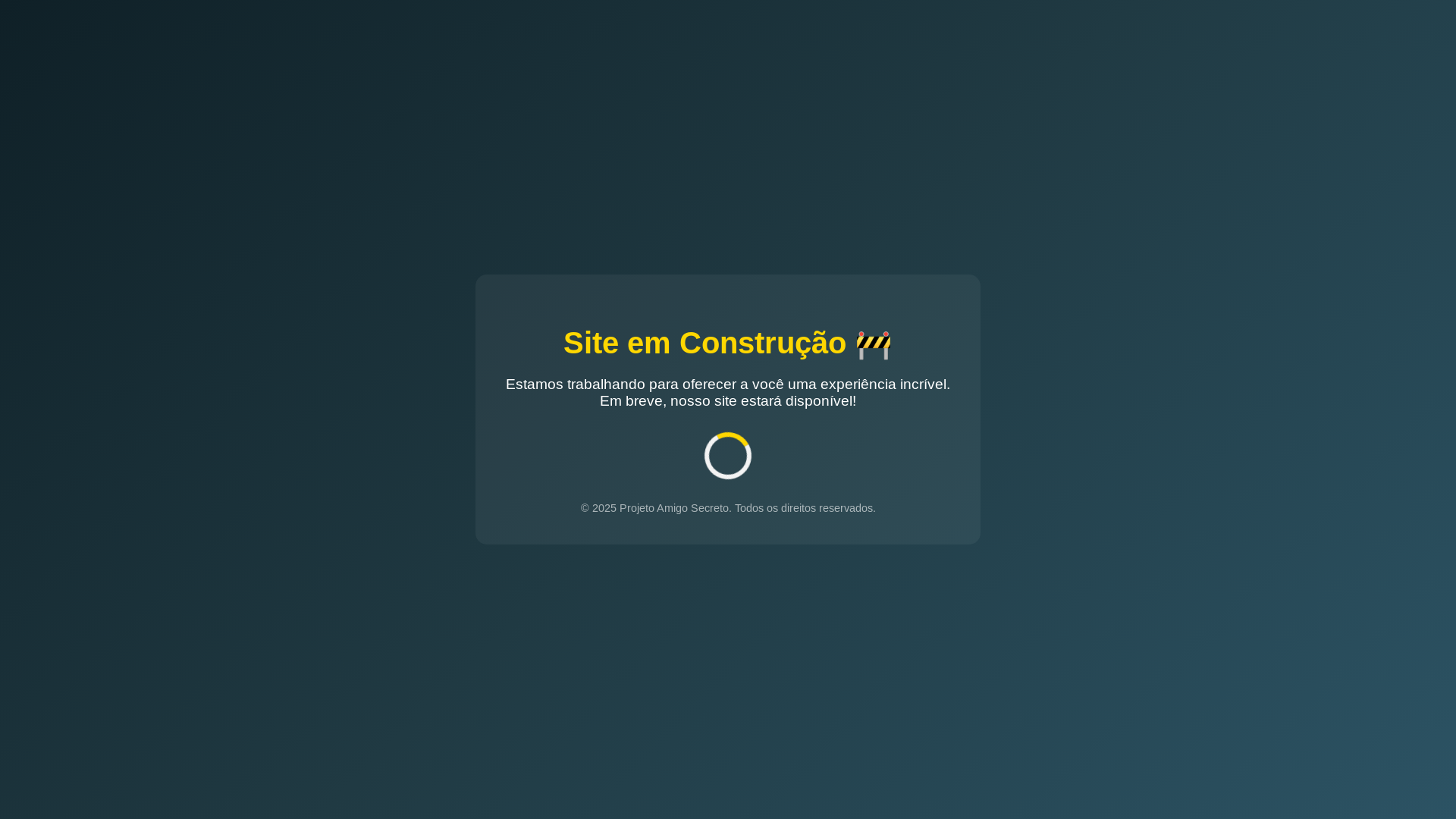 website screenshot of https://friendsecretglobal.com/