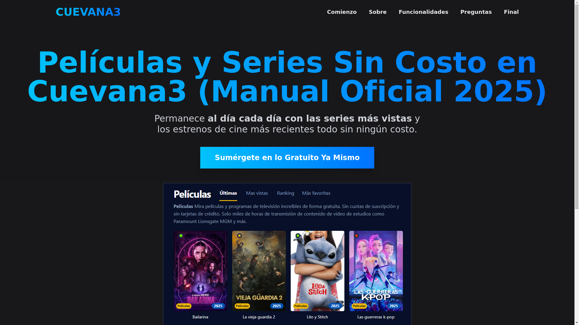 website screenshot of https://cuevana3-f89q.pages.dev/