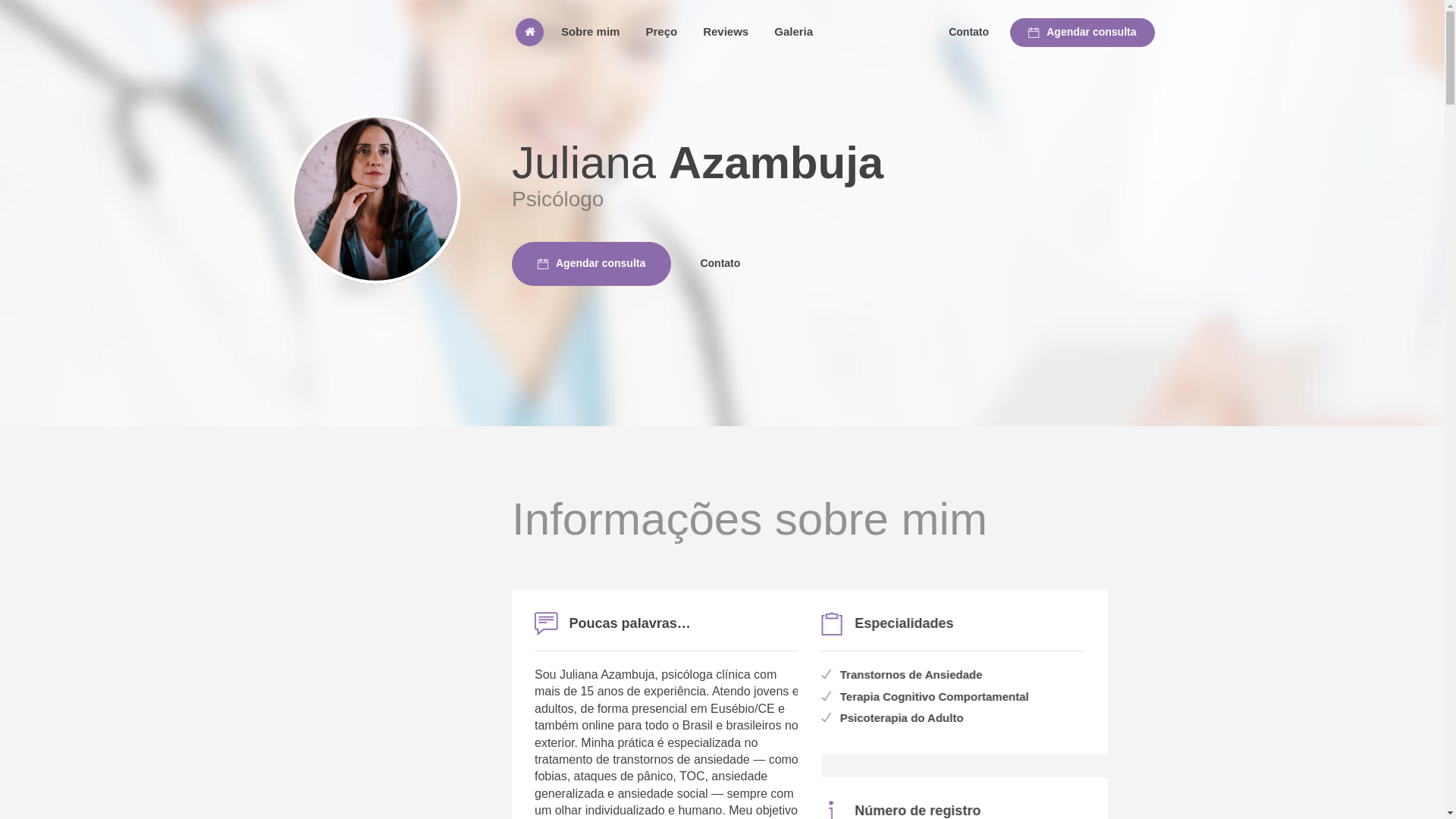 website screenshot of https://julianaazambuja.com/
