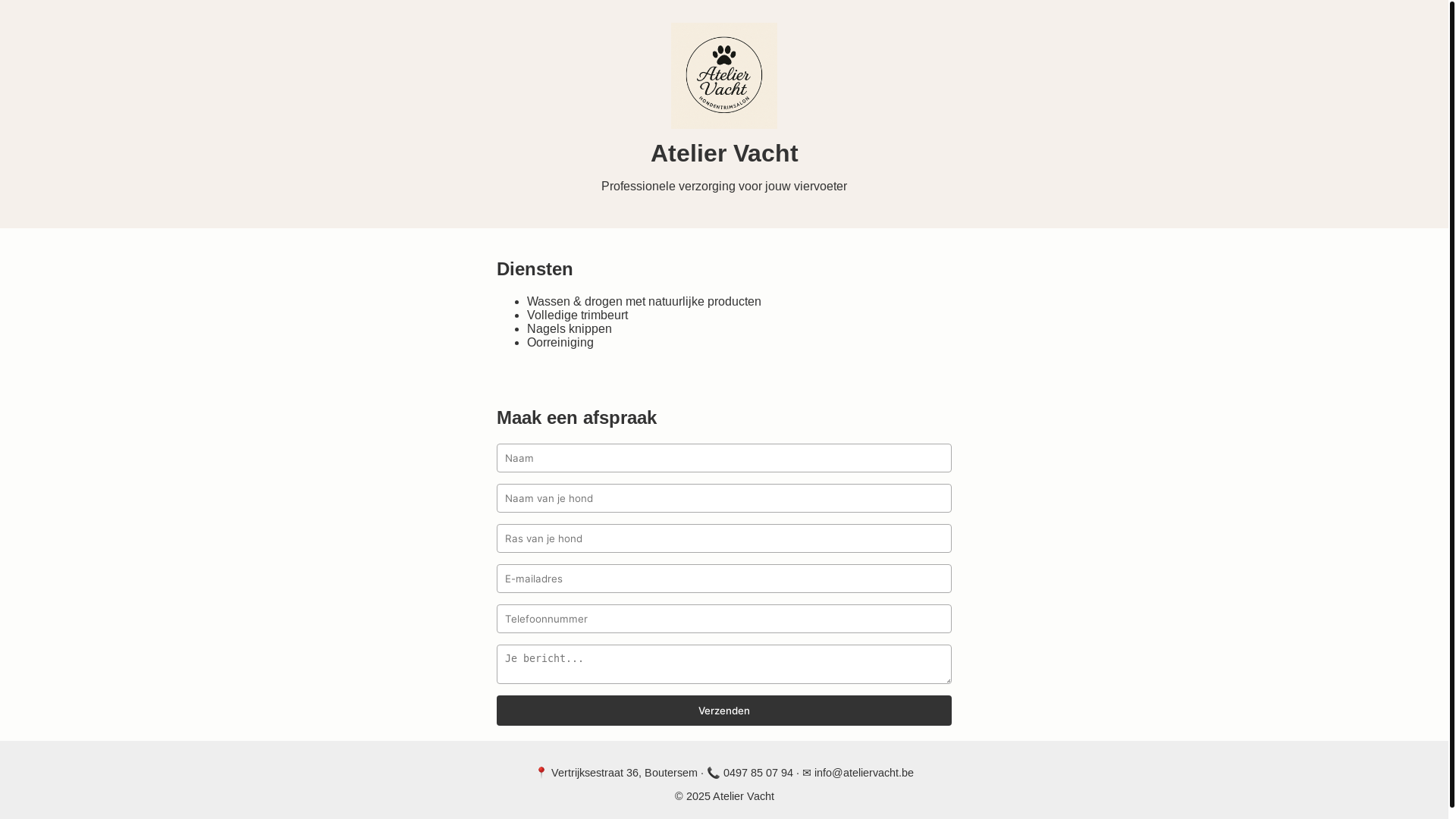 website screenshot of https://ateliervacht.be/