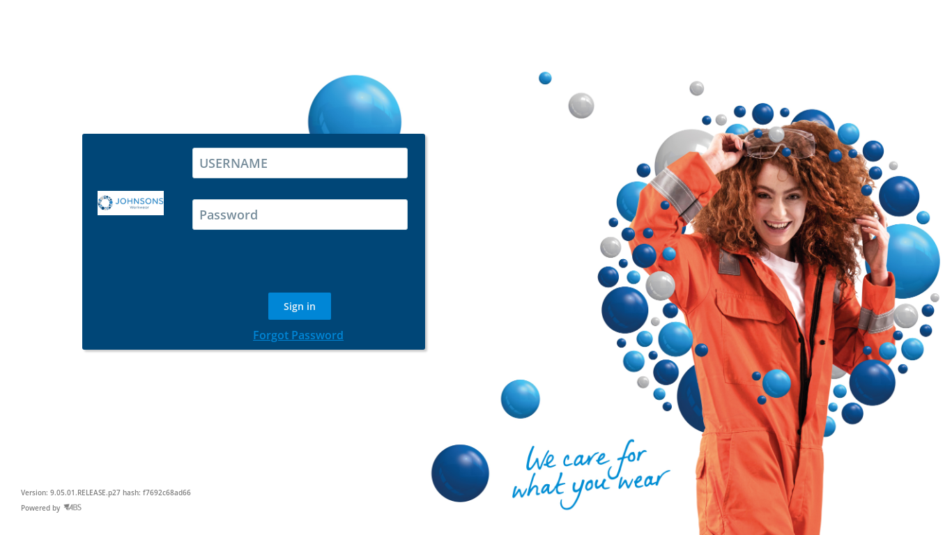 website screenshot of https://myjww.jsg.com/abswebportal/