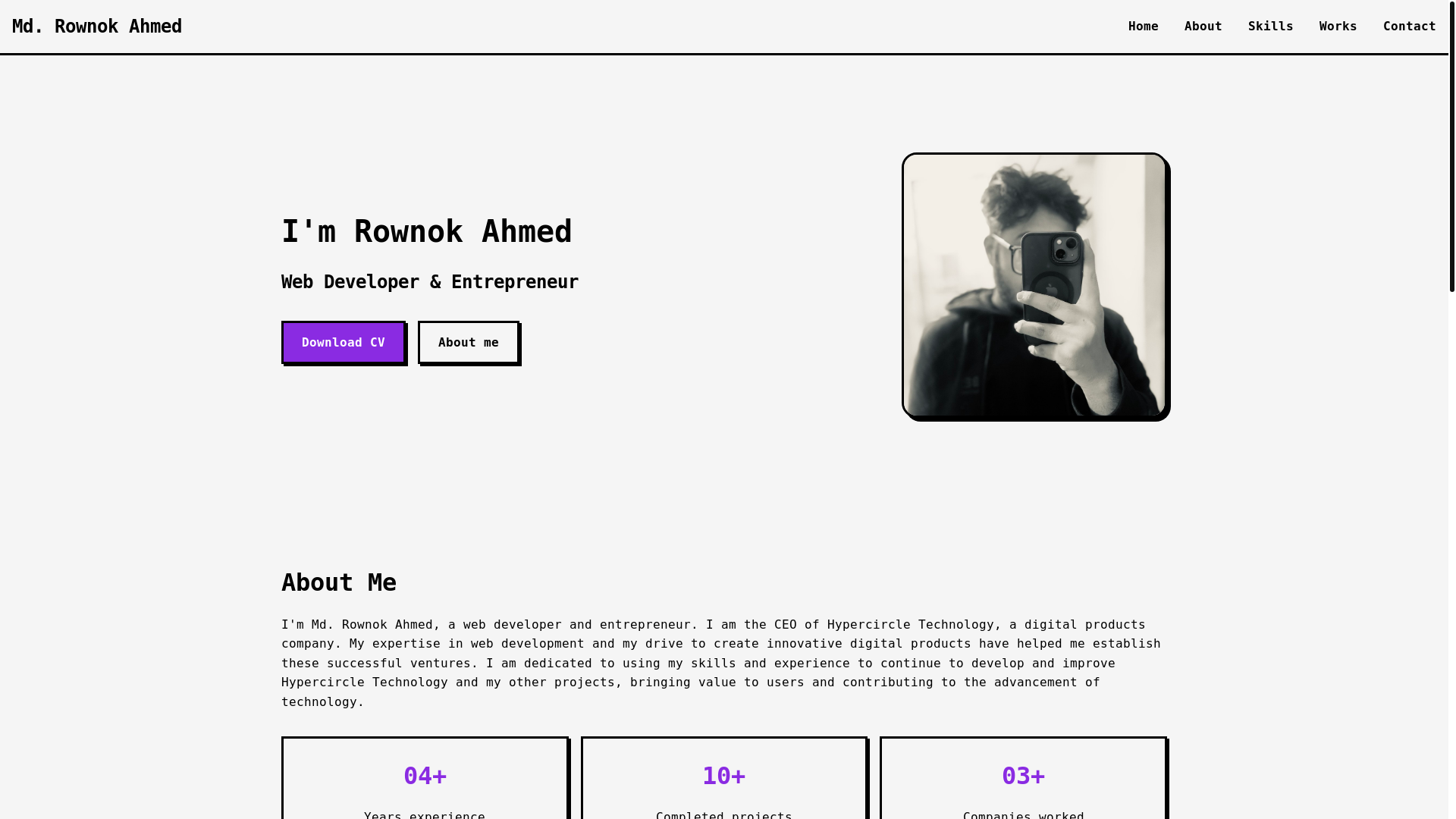 website screenshot of https://redirecttomain.pages.dev/