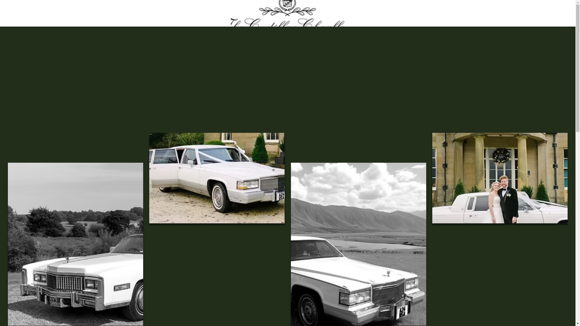 website screenshot of https://thecadillacchauffeur.co.uk/