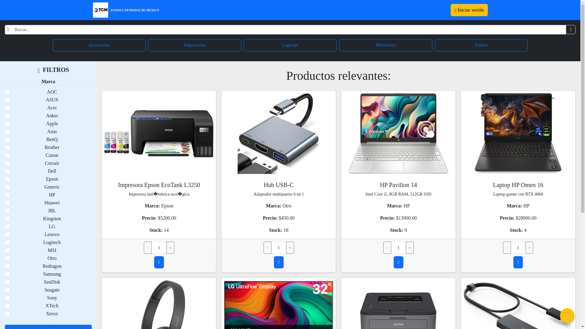 website screenshot of https://proyecto-tcm.xyz/