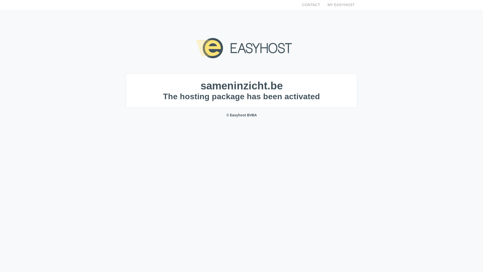 website screenshot of https://sameninzicht.be/