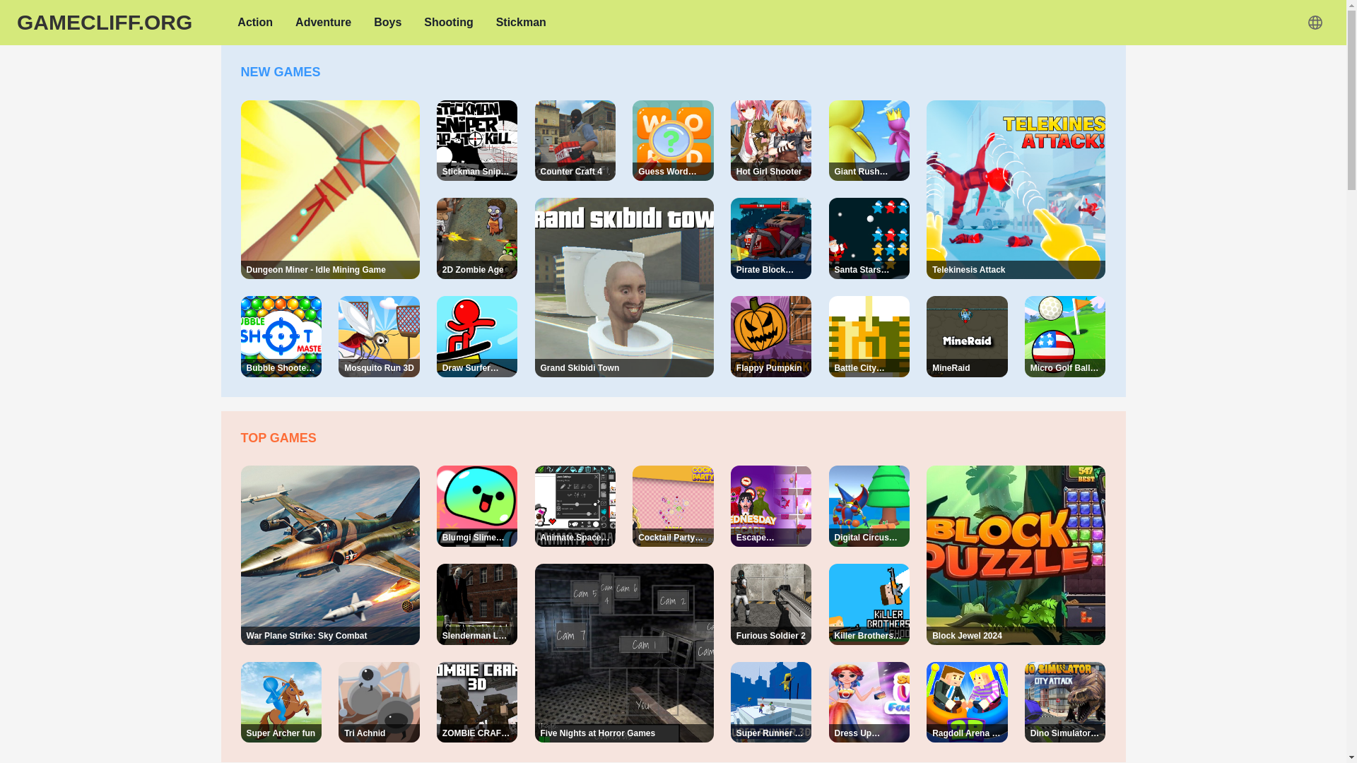 website screenshot of https://gamecliff-org.pages.dev/