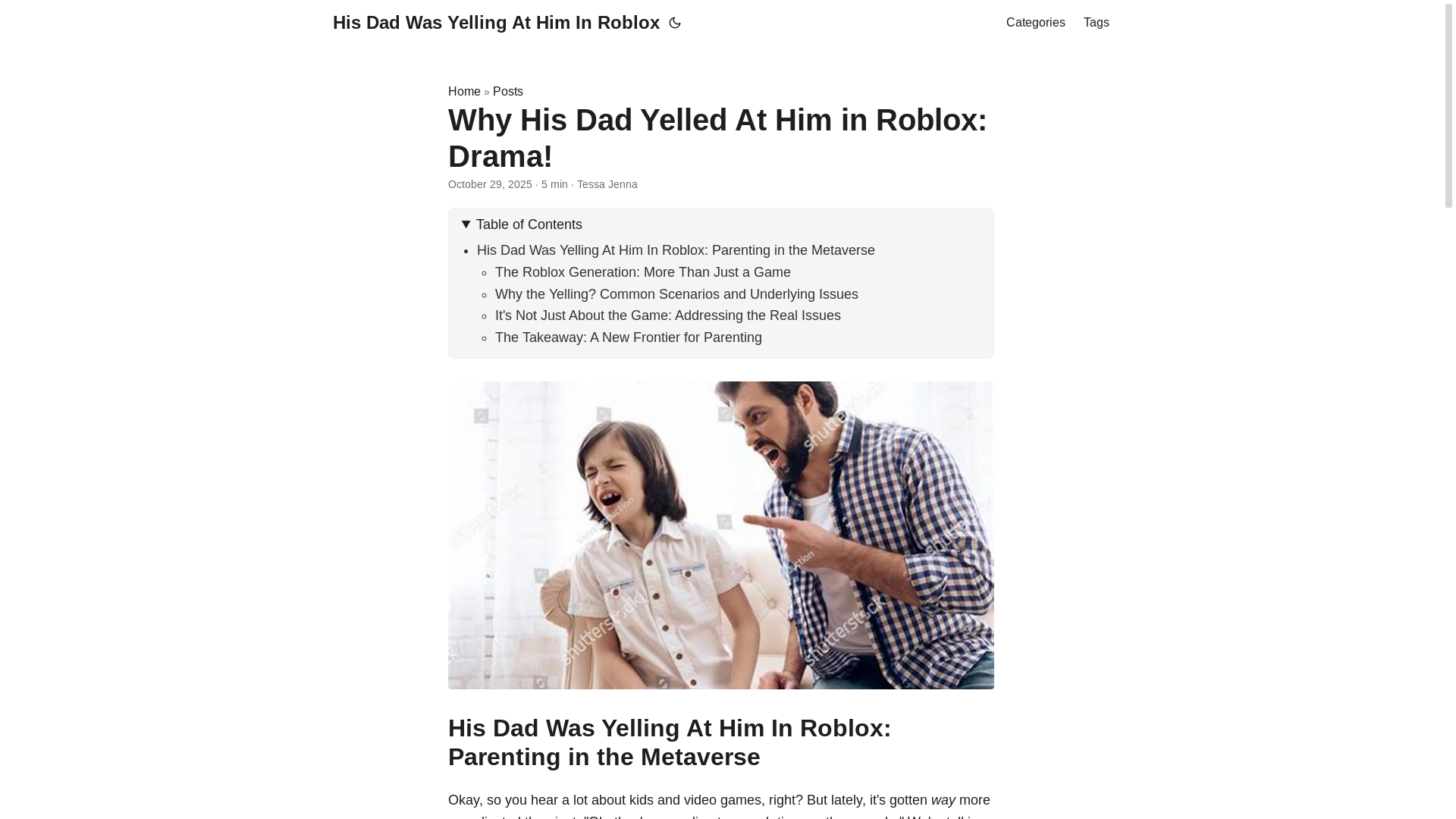 website screenshot of https://his-dad-was-yelling-at-him-in-roblox.pages.dev/