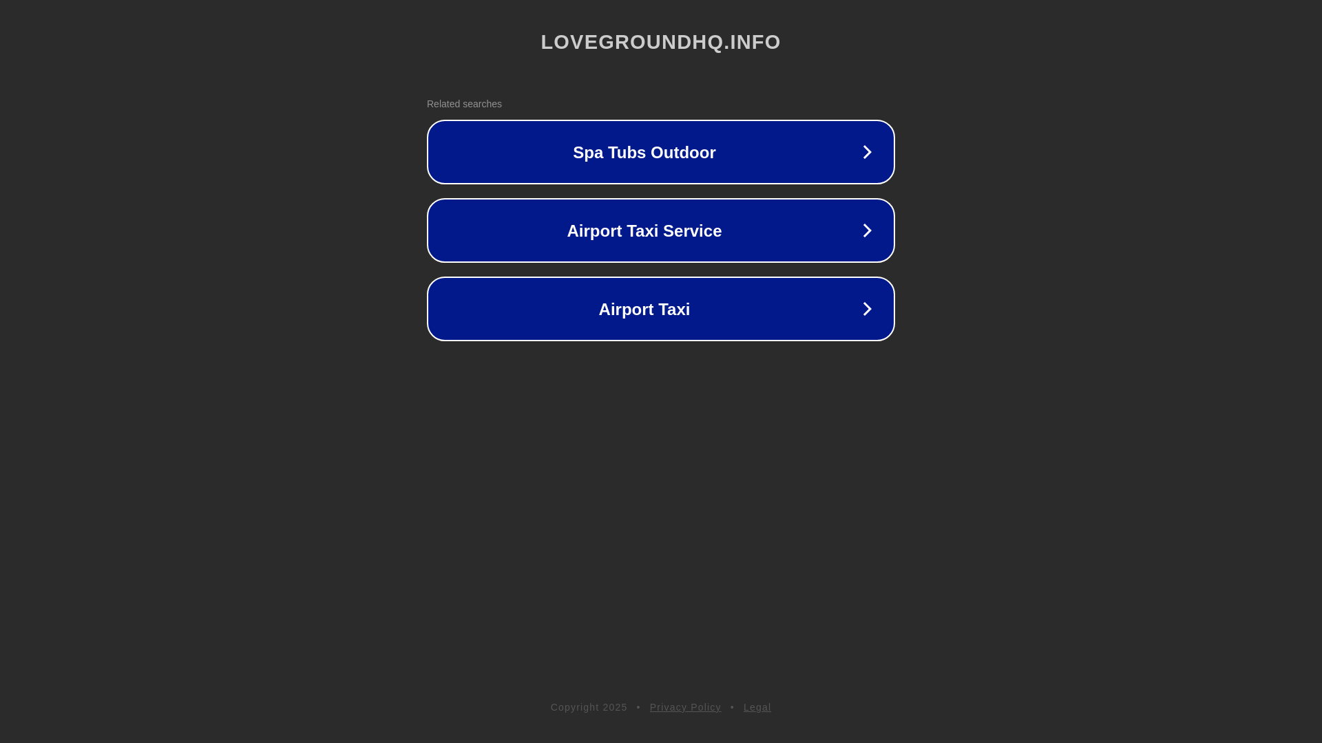 website screenshot of https://lovegroundhq.info/