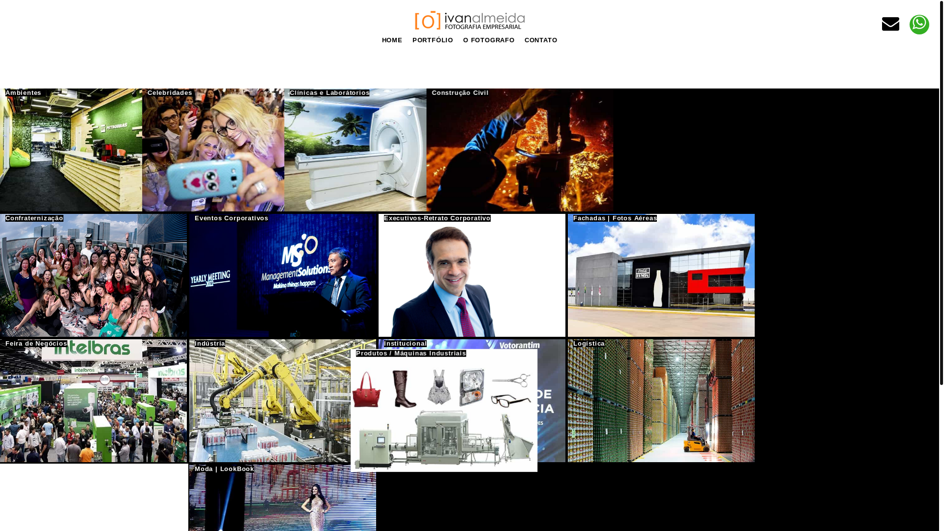 website screenshot of https://fotografoivanalmeida.com.br